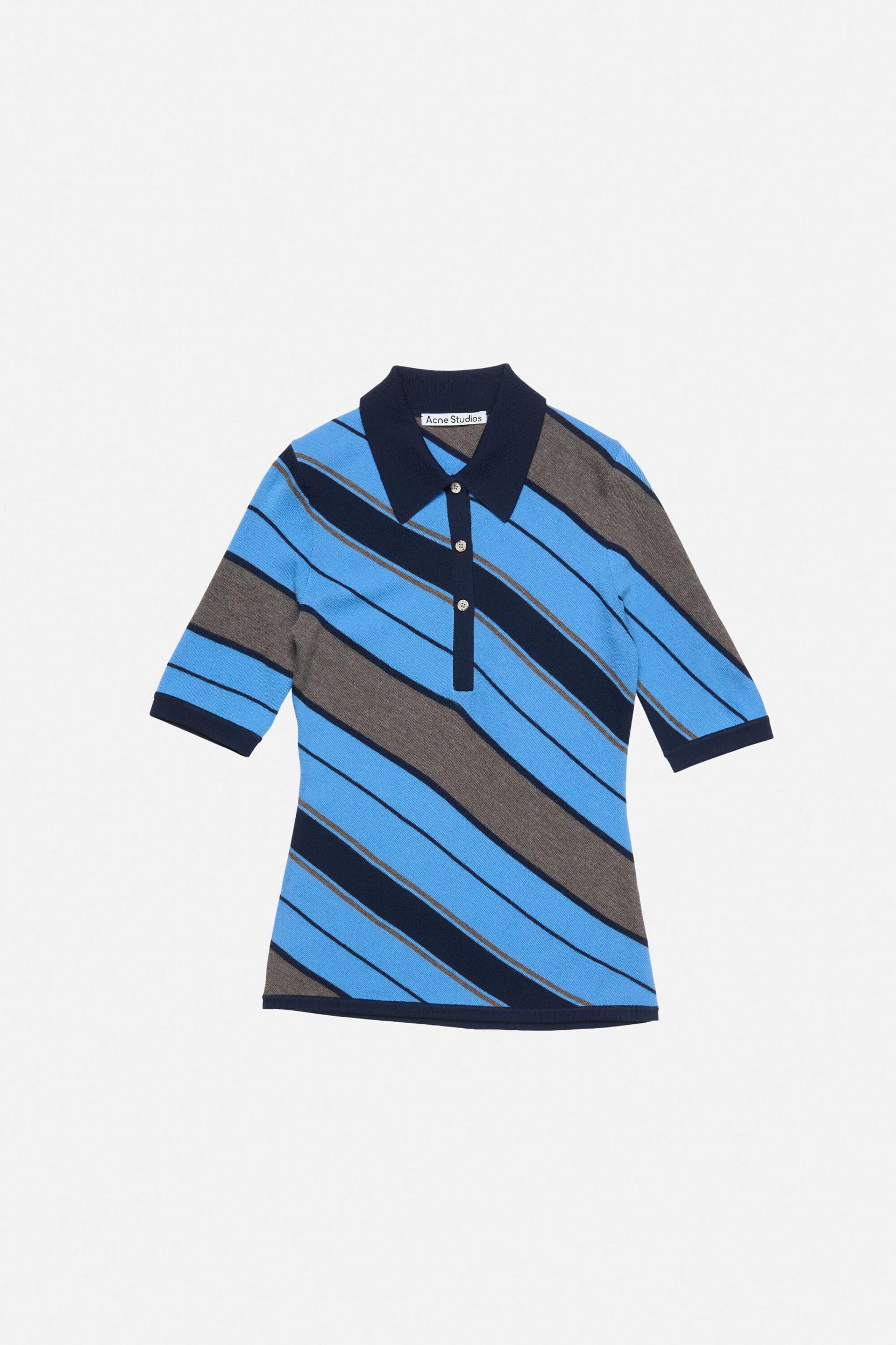 Wool polo knit Product Image