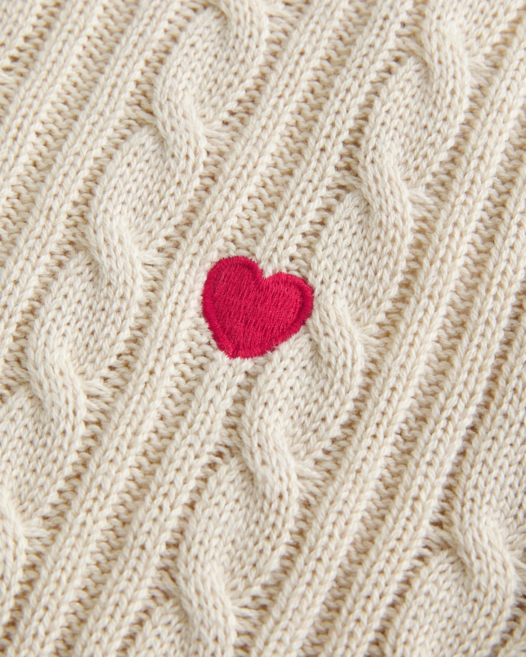 Cable-Knit Crew Sweater Product Image