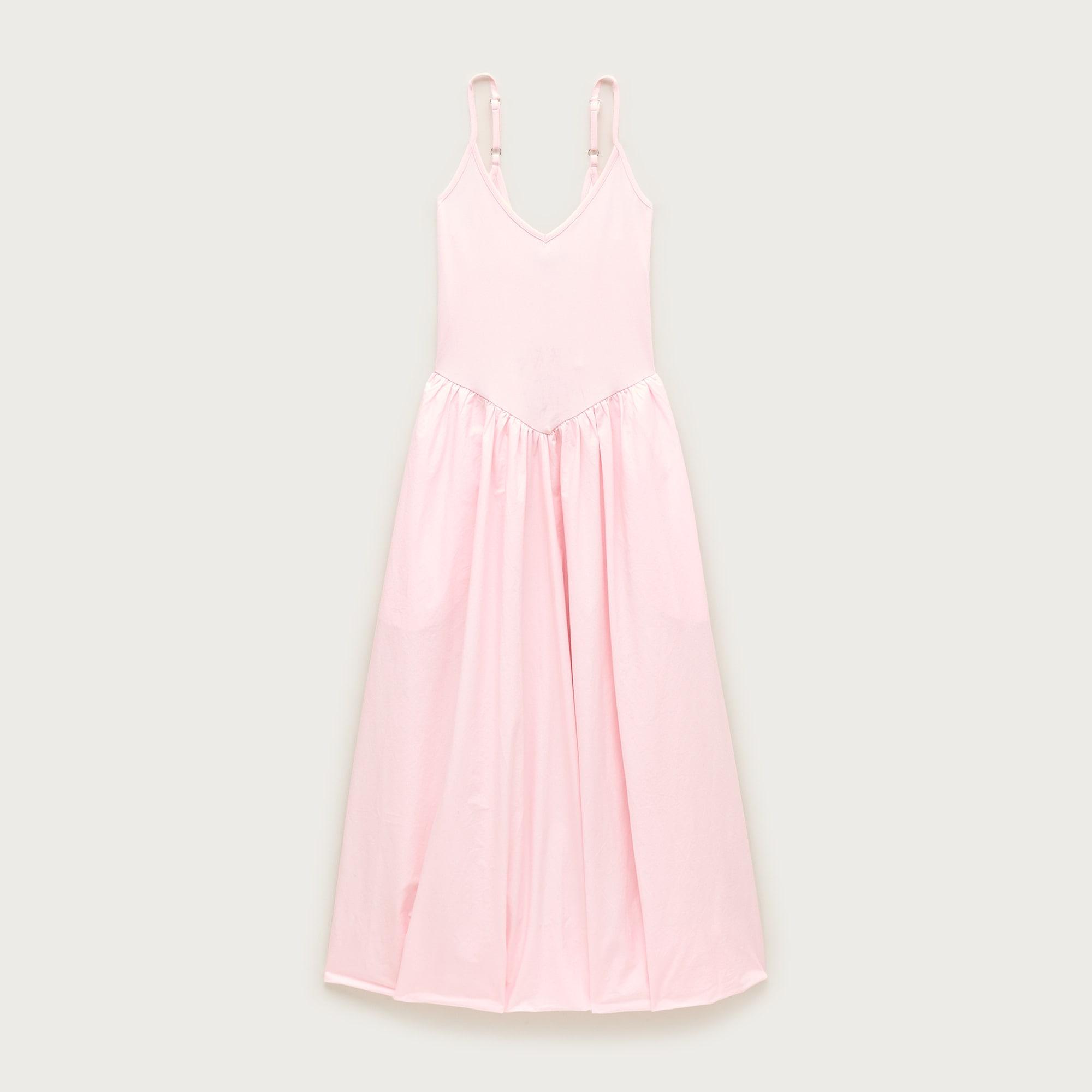 Basque-waist mixy dress Product Image