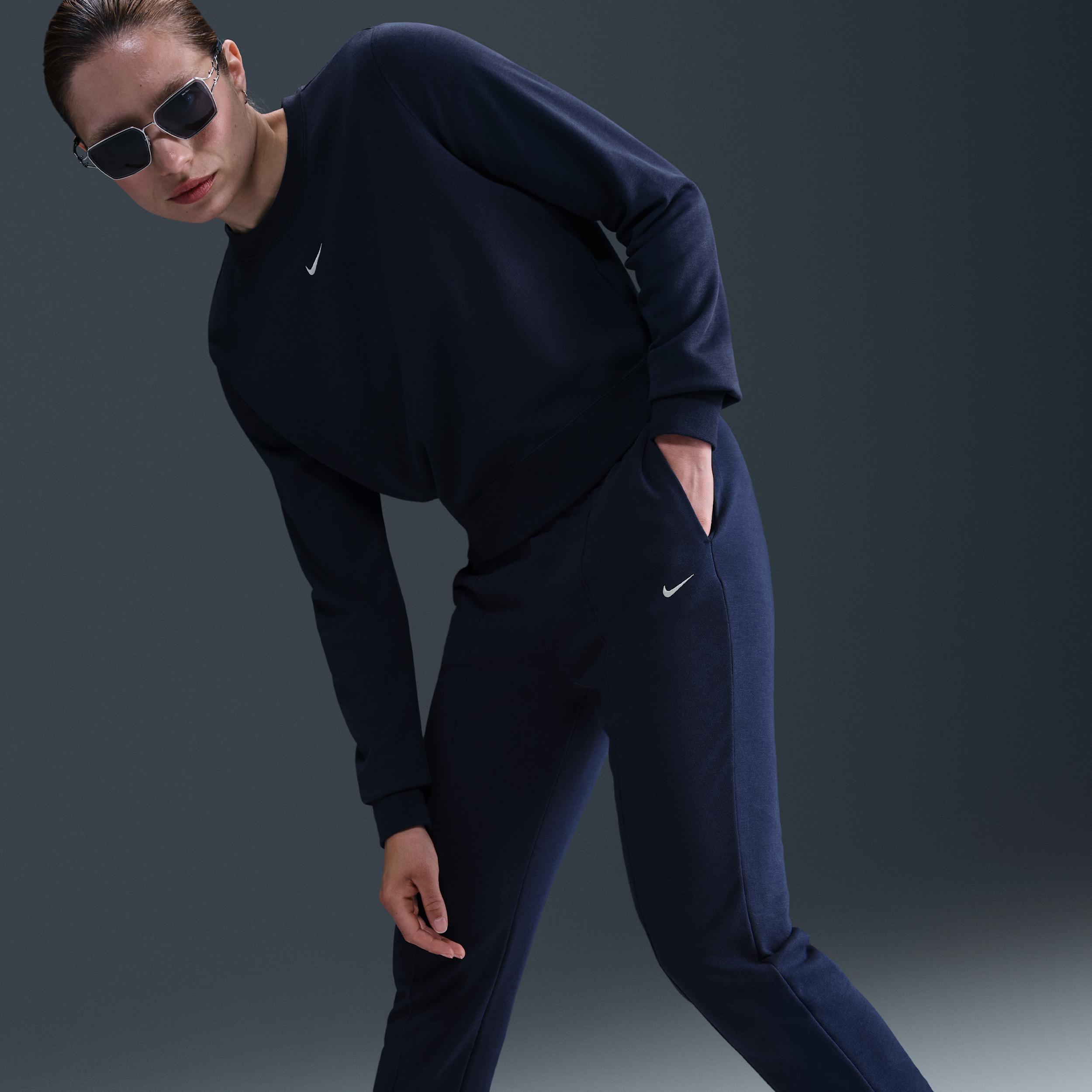 Women's Nike Sportswear Chill Terry Slim High-Waisted French Terry Sweatpants Product Image