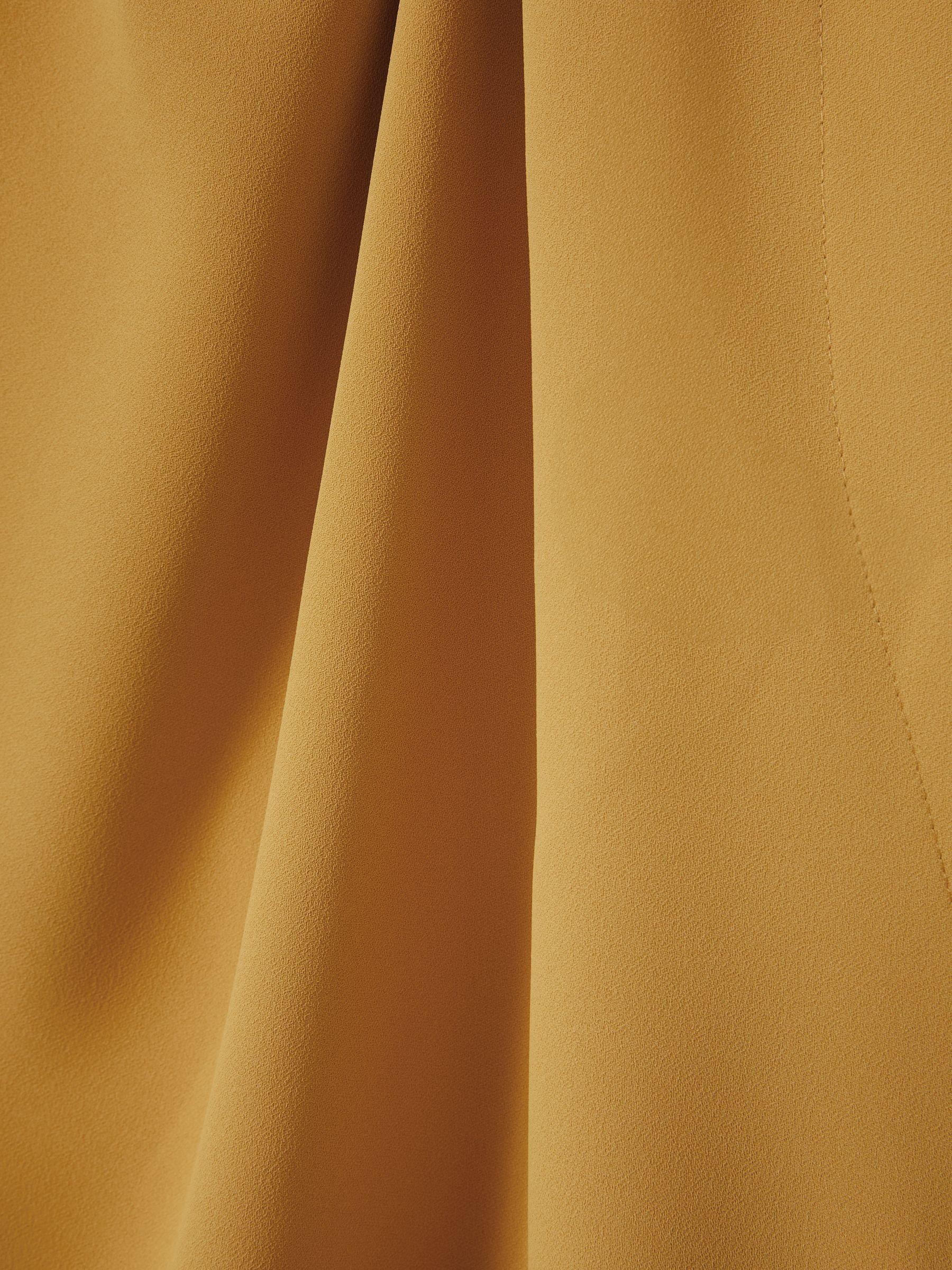 Drape-Neck Shell Top in Yellow Product Image