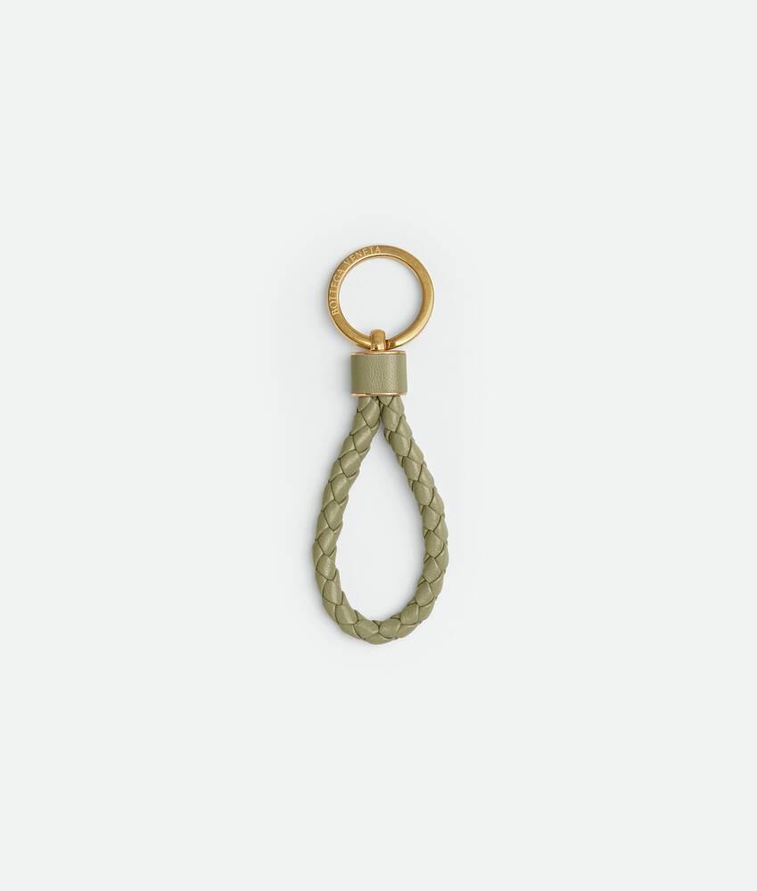 Women's Intreccio Key Ring in Travertine Product Image