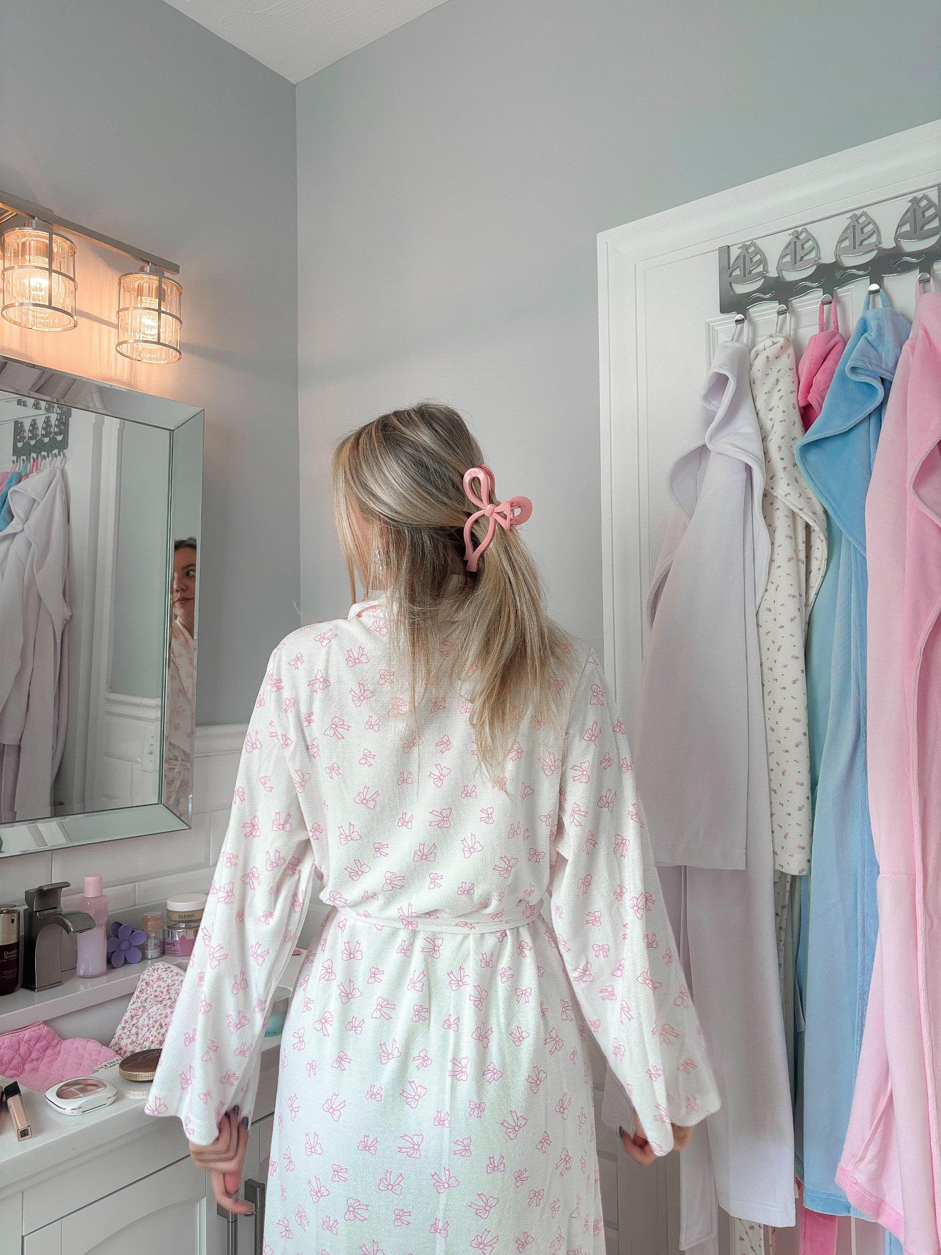 Pink Bows Hotel Robe Product Image