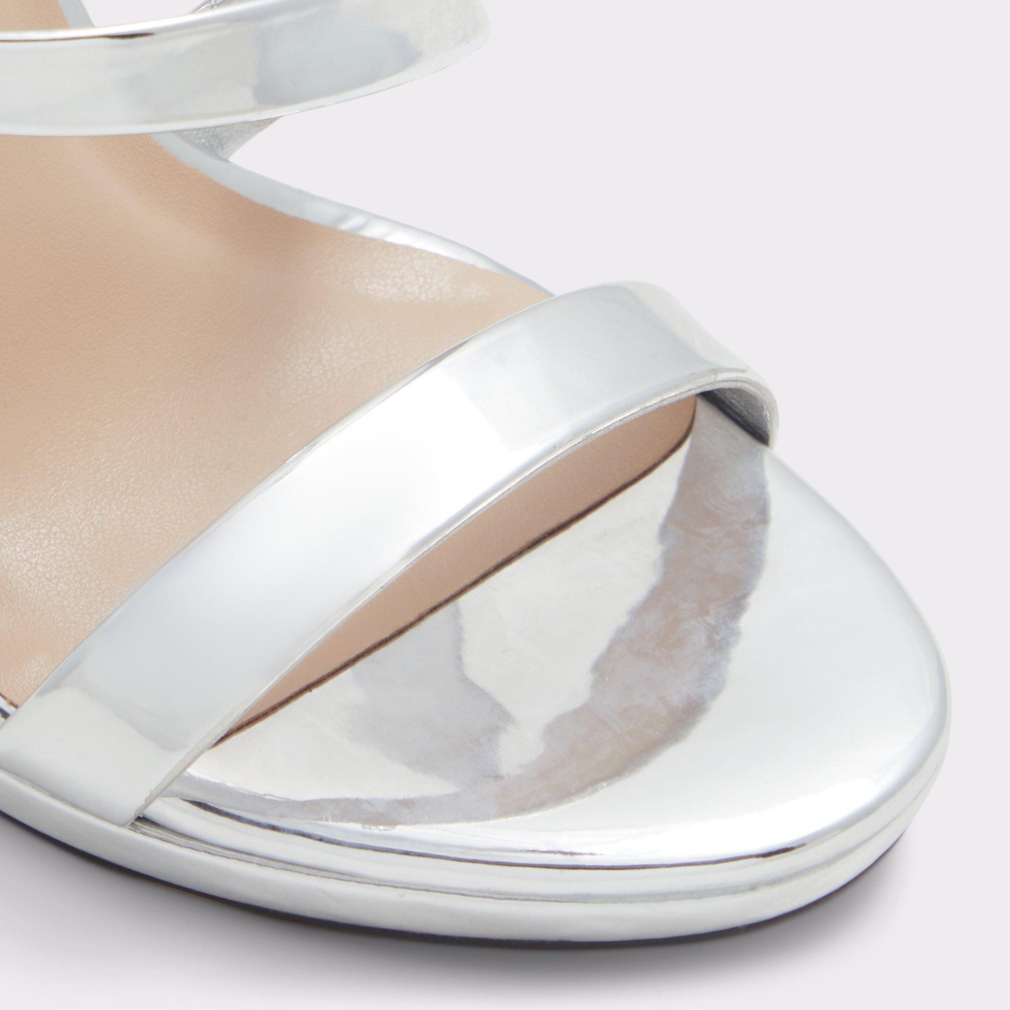 Katswirl Silver Women's Strappy sandals | ALDO US Product Image
