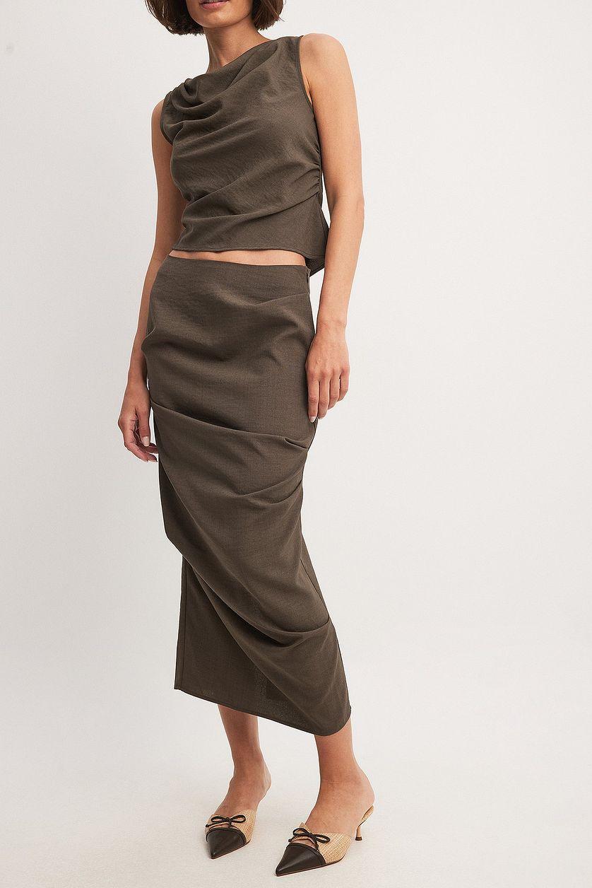 Pleated Detail Skirt Product Image