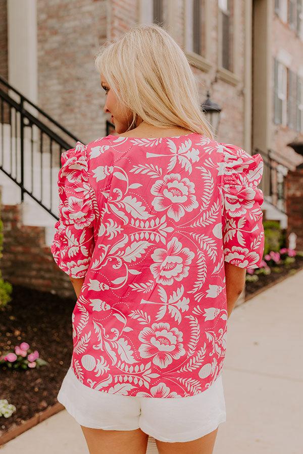 Brunch In Hawaii Shift Top Product Image