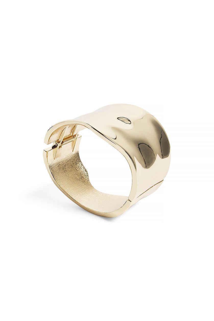 Wide Sculptural Bangle Bracelet Product Image