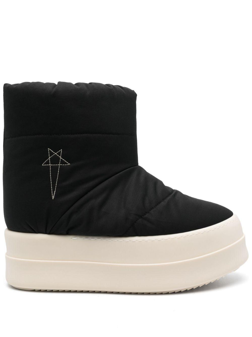 RICK OWENS DRKSHDW Porterville Mega Bumper Lunar Boots In Black Product Image