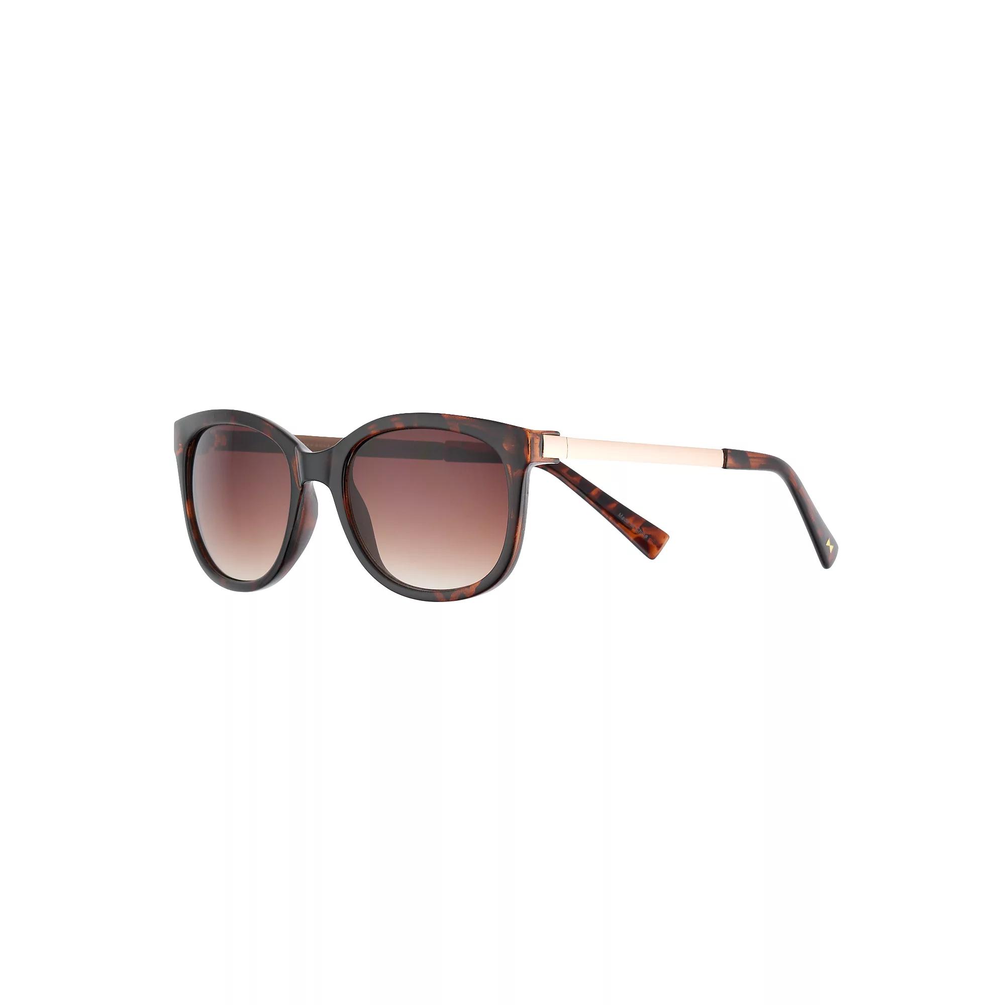 Women's LC Lauren Conrad Lynx Square Sunglasses, Black Product Image