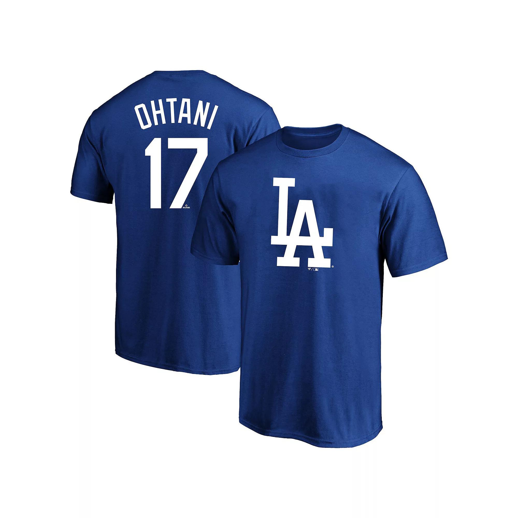Men's Profile Shohei Ohtani Royal Los Angeles Dodgers Big & Tall Name & Number T-Shirt,  Product Image
