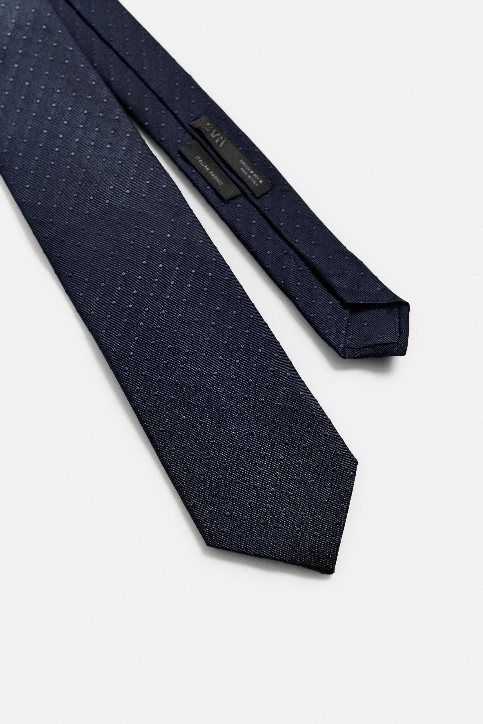 100% SILK POLKA DOT TIE Product Image