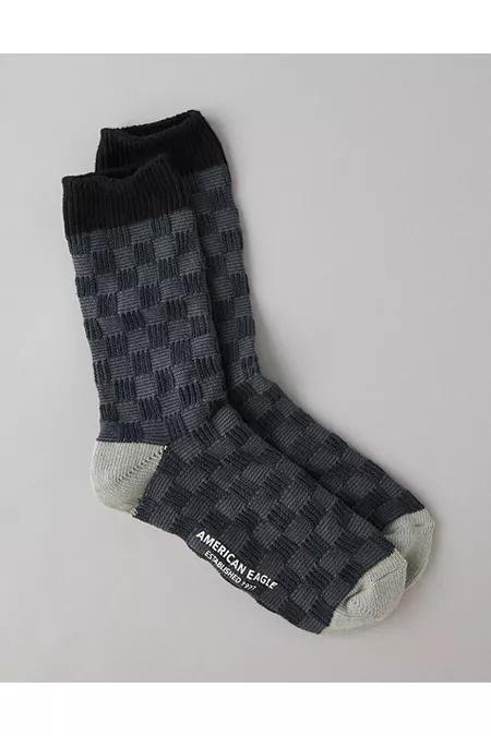 AE Checkerboard Terry Crew Socks Men's Product Image