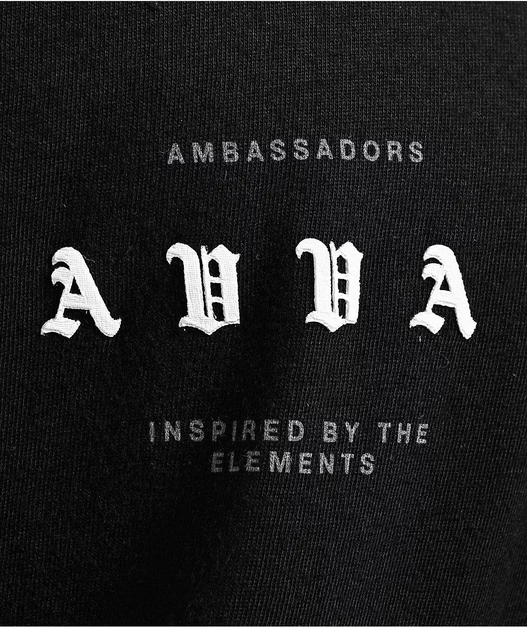 AVVA Offset Black T-Shirt Product Image