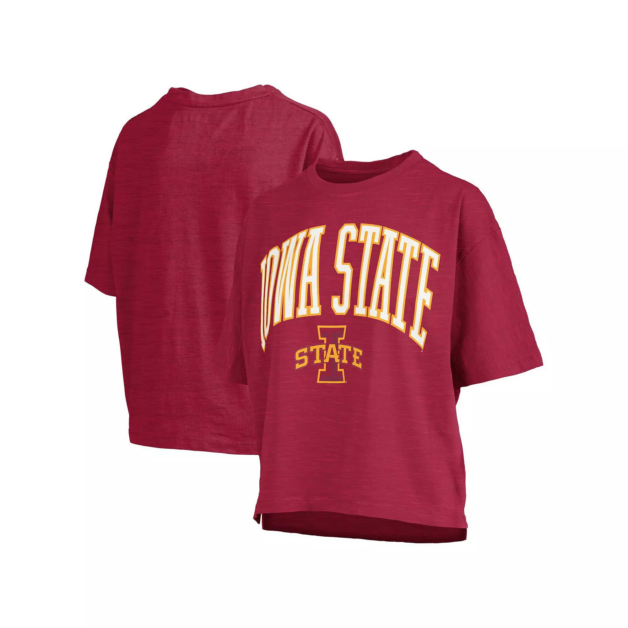 Women's Pressbox Maroon Minnesota Golden Gophers Nelson Arch Over Logo Waist Length Over Product Image
