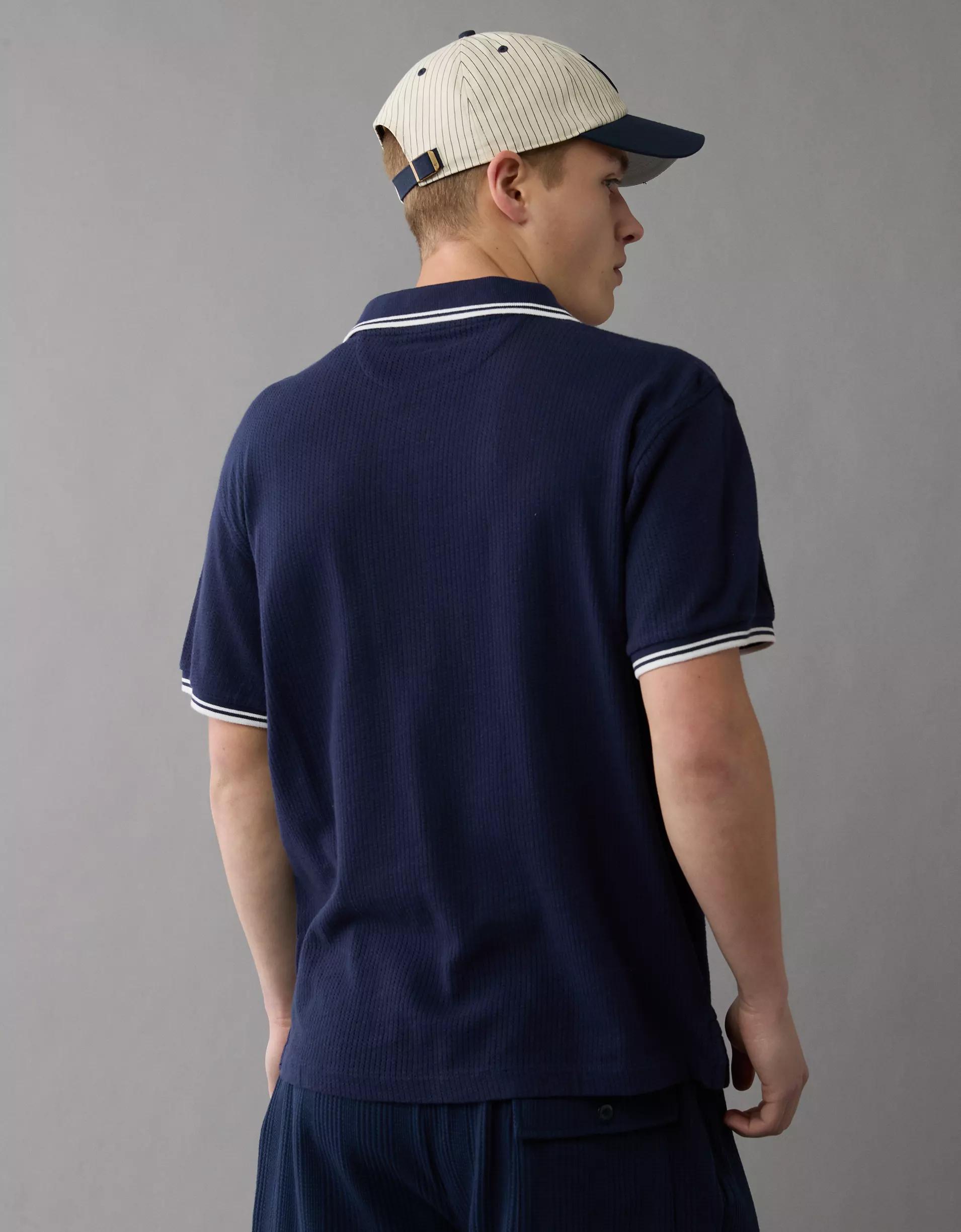 AE 24/7 Mesh Polo Shirt Product Image