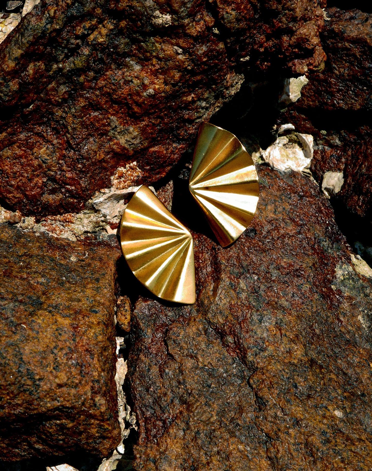 Alexa Earrings - Gold Product Image