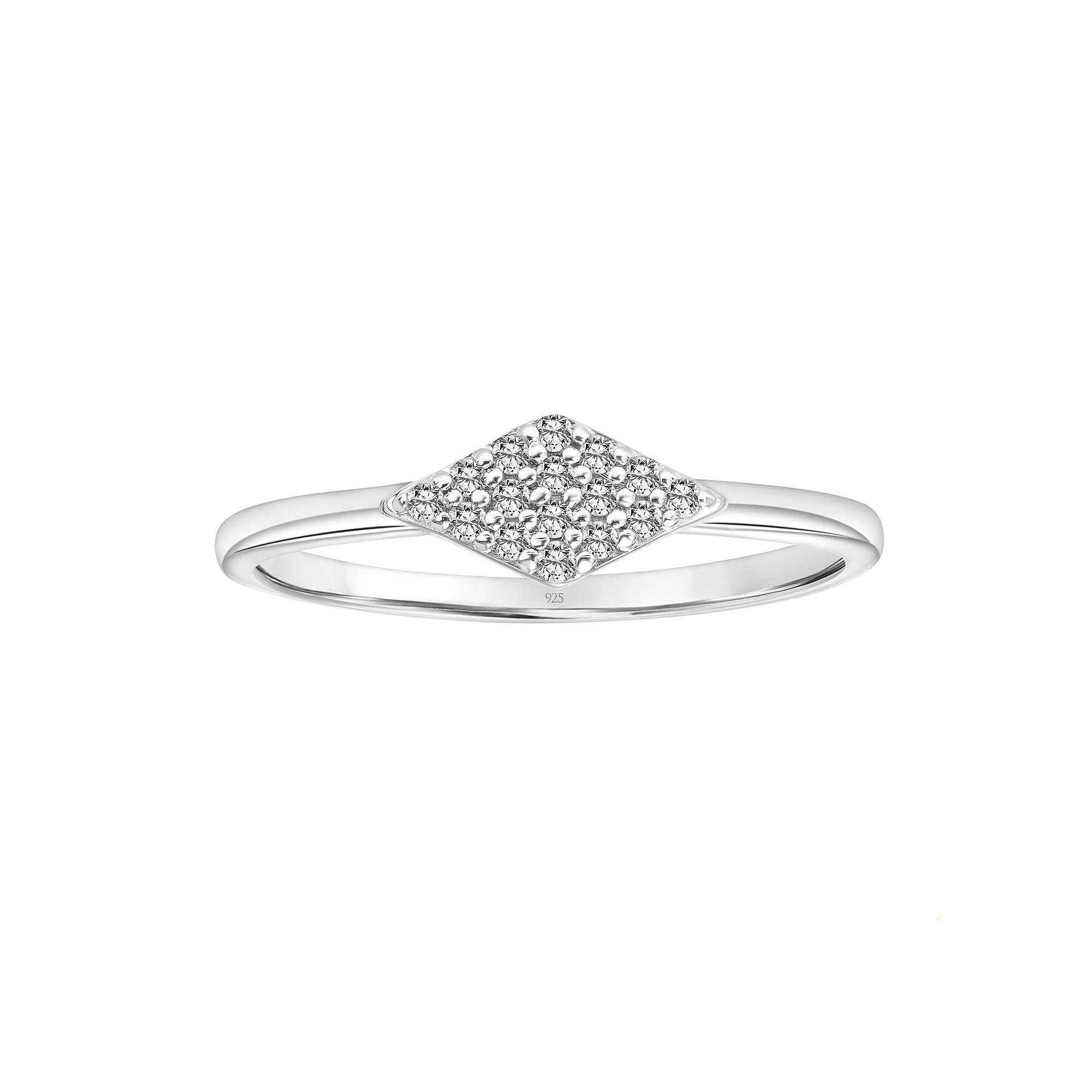 1/10 Carat T.W. Diamond Stackable Band Ring, Women's, Size: 5, Sterling Product Image