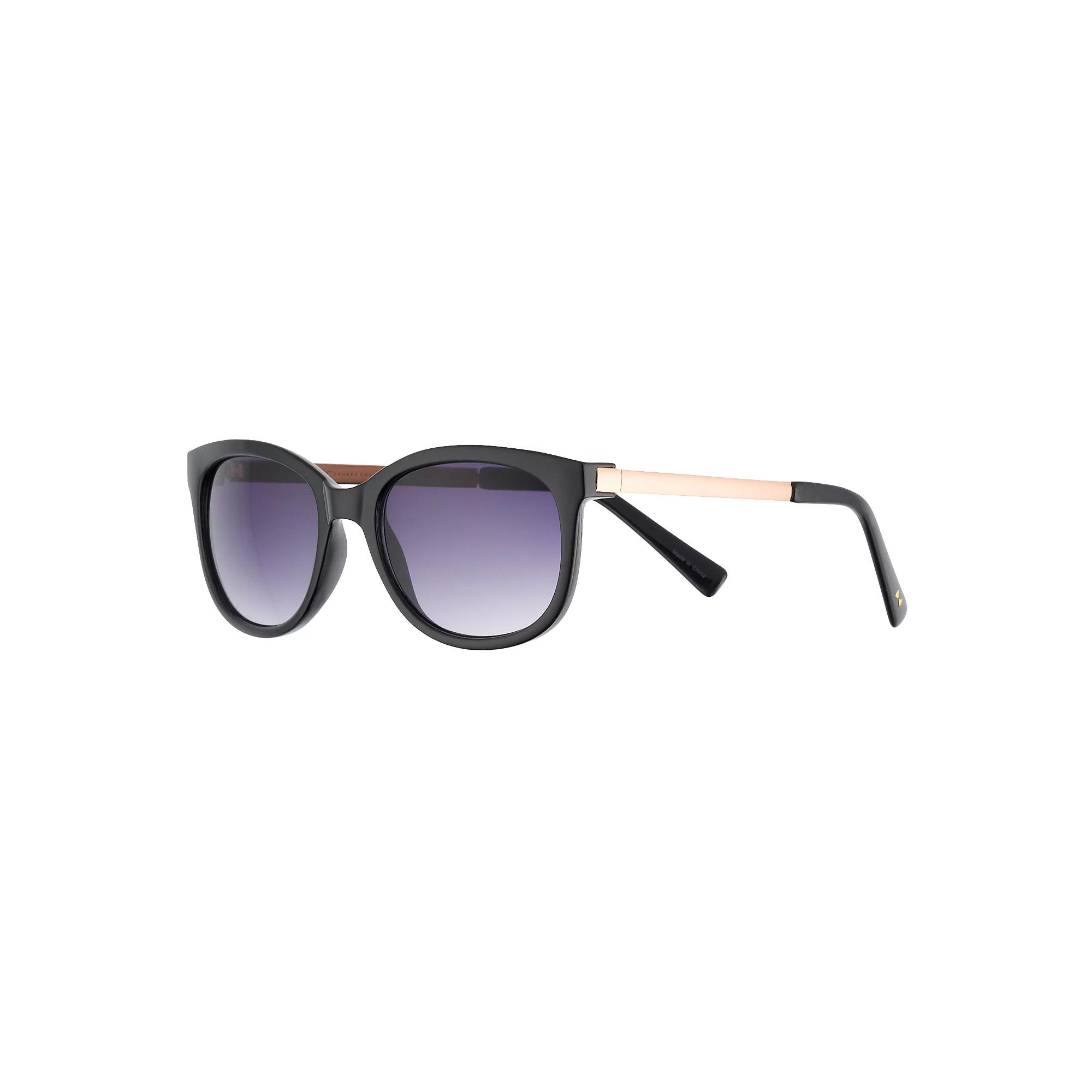 Women's LC Lauren Conrad Lynx Square Sunglasses, Black Product Image