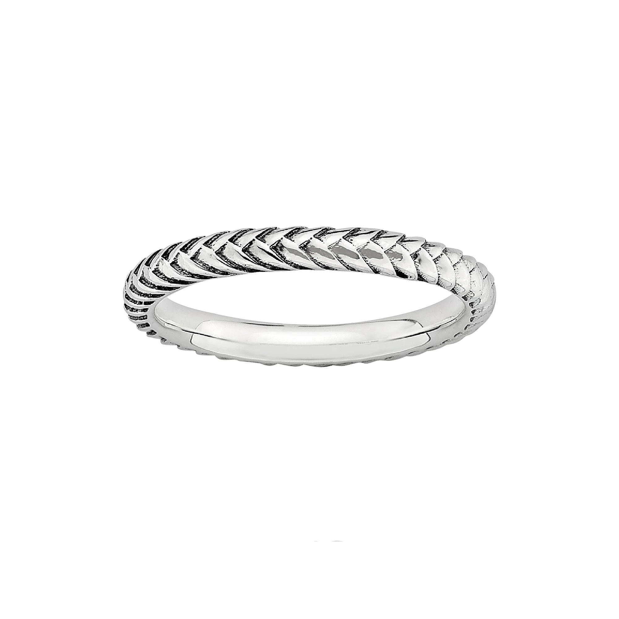 Stacks & Stones Sterling Silver Wheat Stack Ring, Women's, Size: 9 Product Image