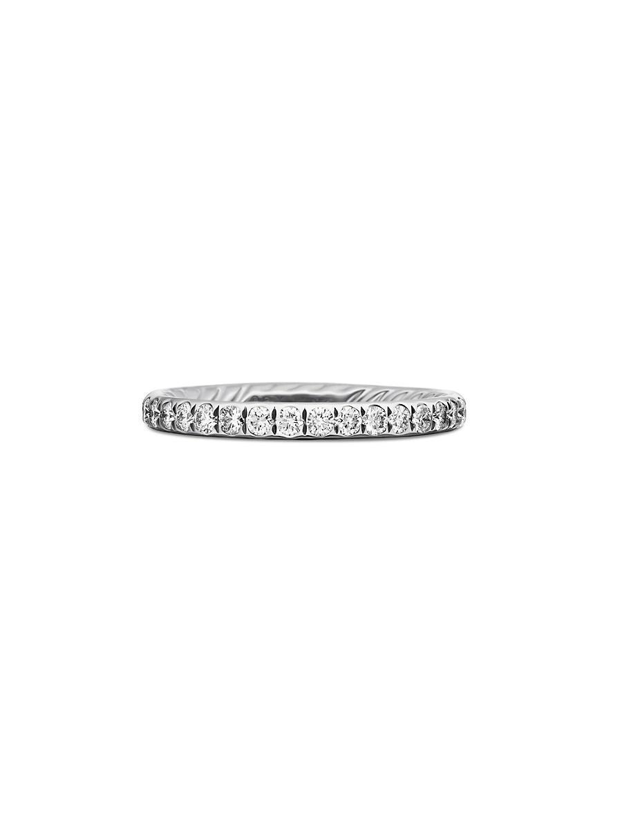 Womens Eden Band Ring in Platinum Product Image