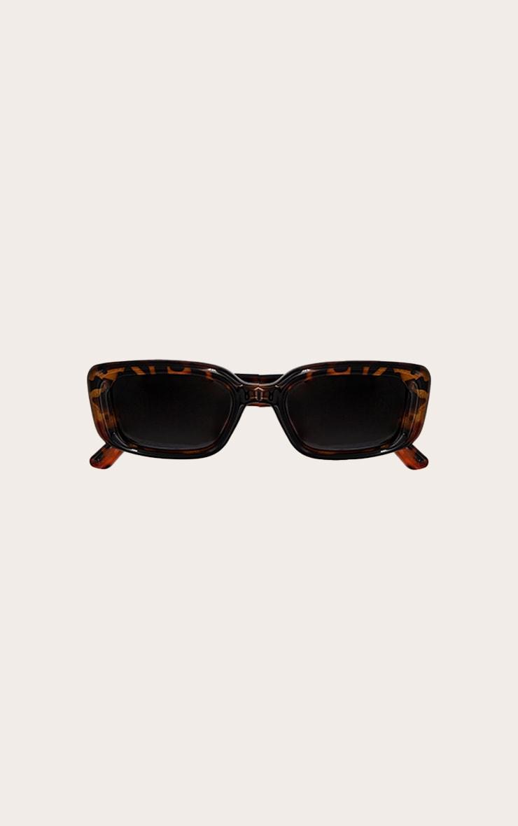 Tortoiseshell Square Sunglasses Product Image