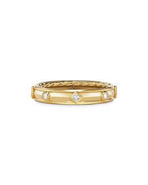 David Yurman 18K Yellow Gold Modern Renaissance Ring with Diamonds Product Image