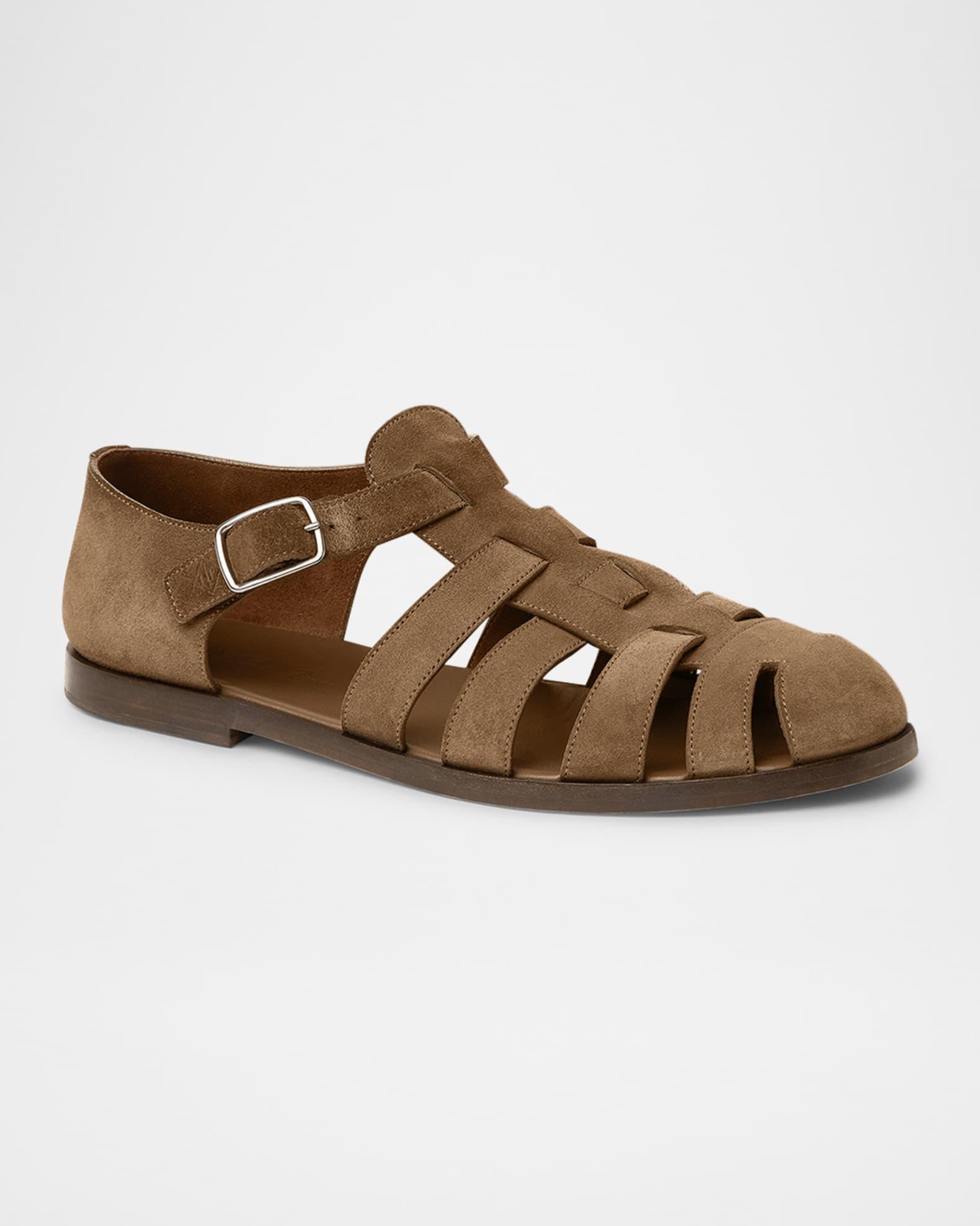 Men's Maxime Walk Suede Fisherman Sandals Product Image