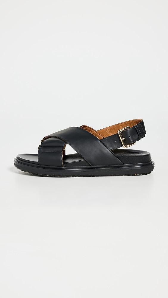 Marni Fussbett Crisscross Sandals | Shopbop Product Image