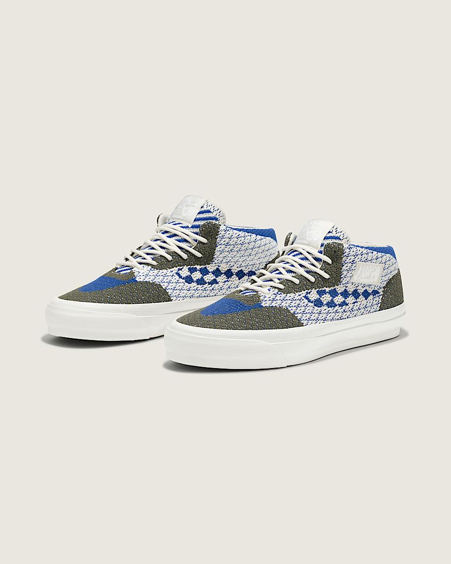 Premium Half Cab Knit Shoe in Snorkel Blue / Grey| Vans US Product Image
