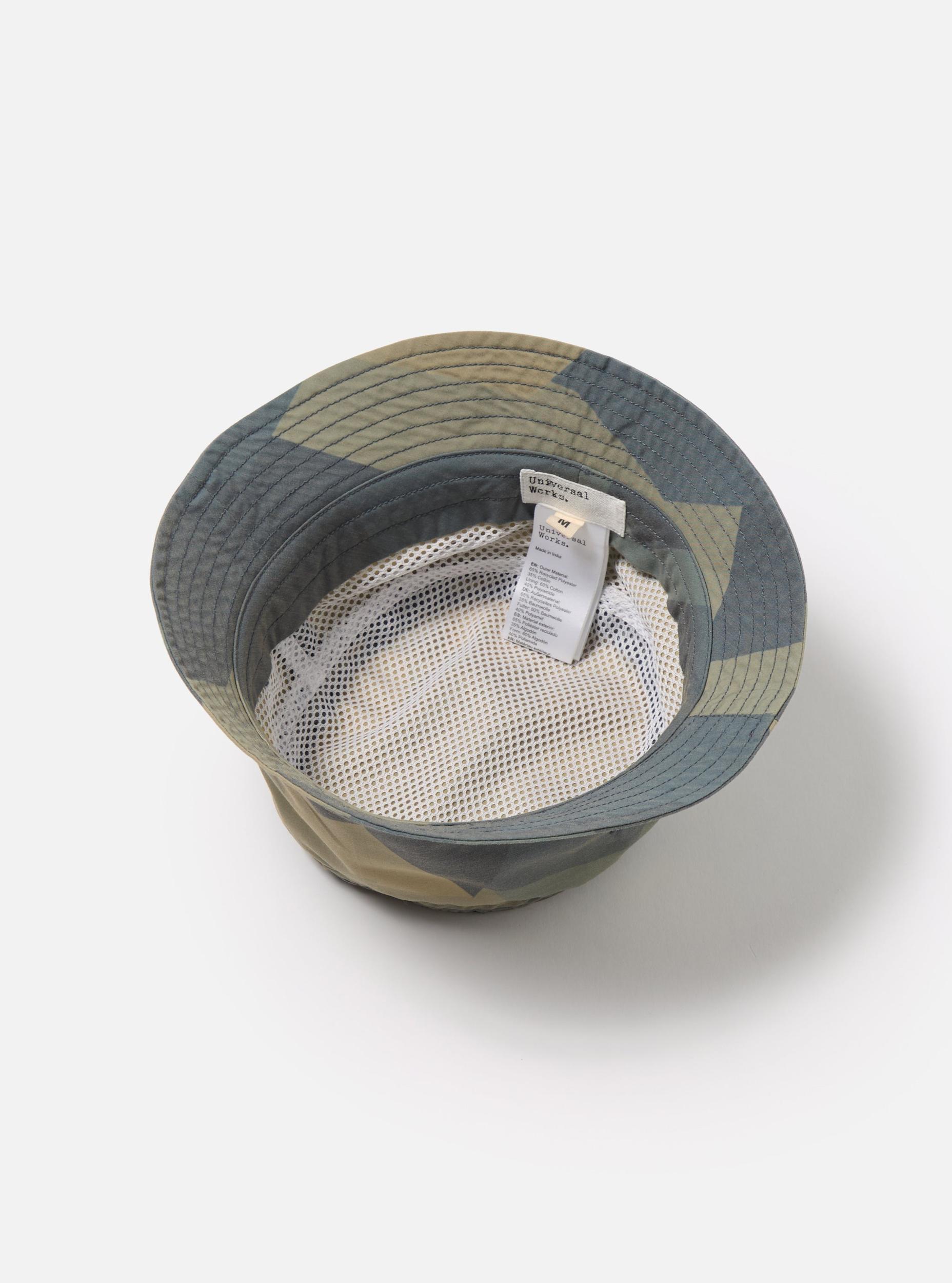 Blue Camo Recycled Polytech Beach Hat Product Image