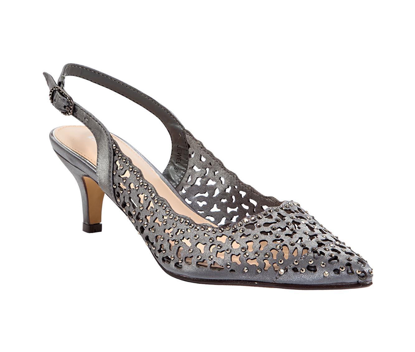Women's Lady Couture Jewel Slingback Pumps Product Image