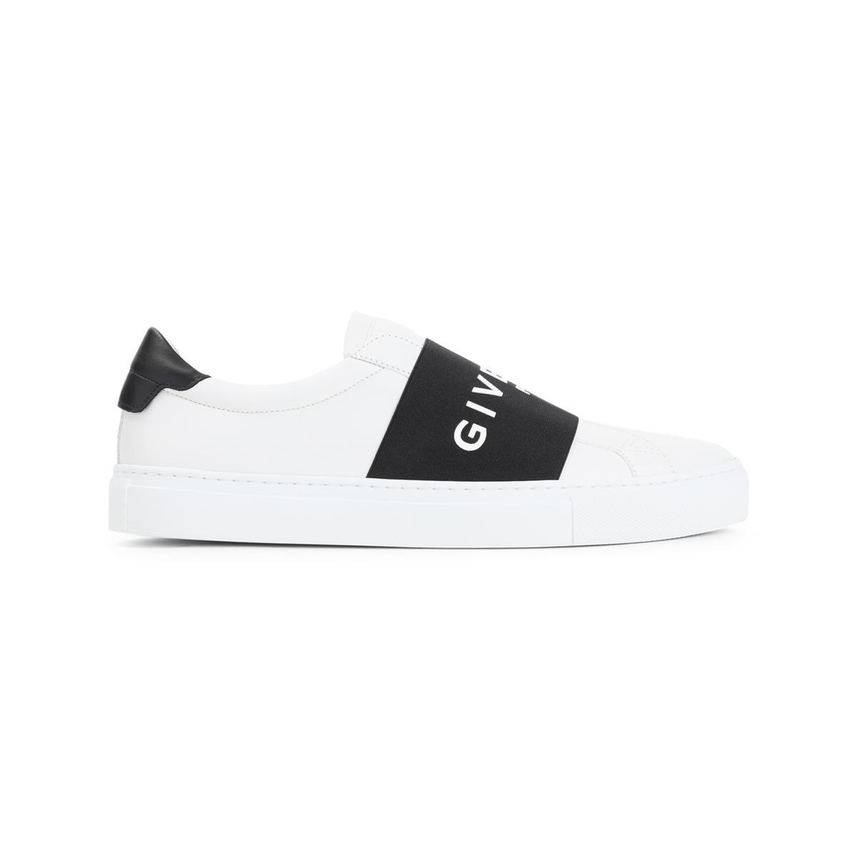 GIVENCHY Urban Street Sneakers In Leather With Elastic Band In Multi Product Image