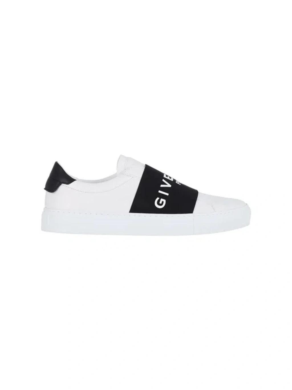 GIVENCHY Urban Street Sneakers In Leather With Elastic Band In Multi Product Image