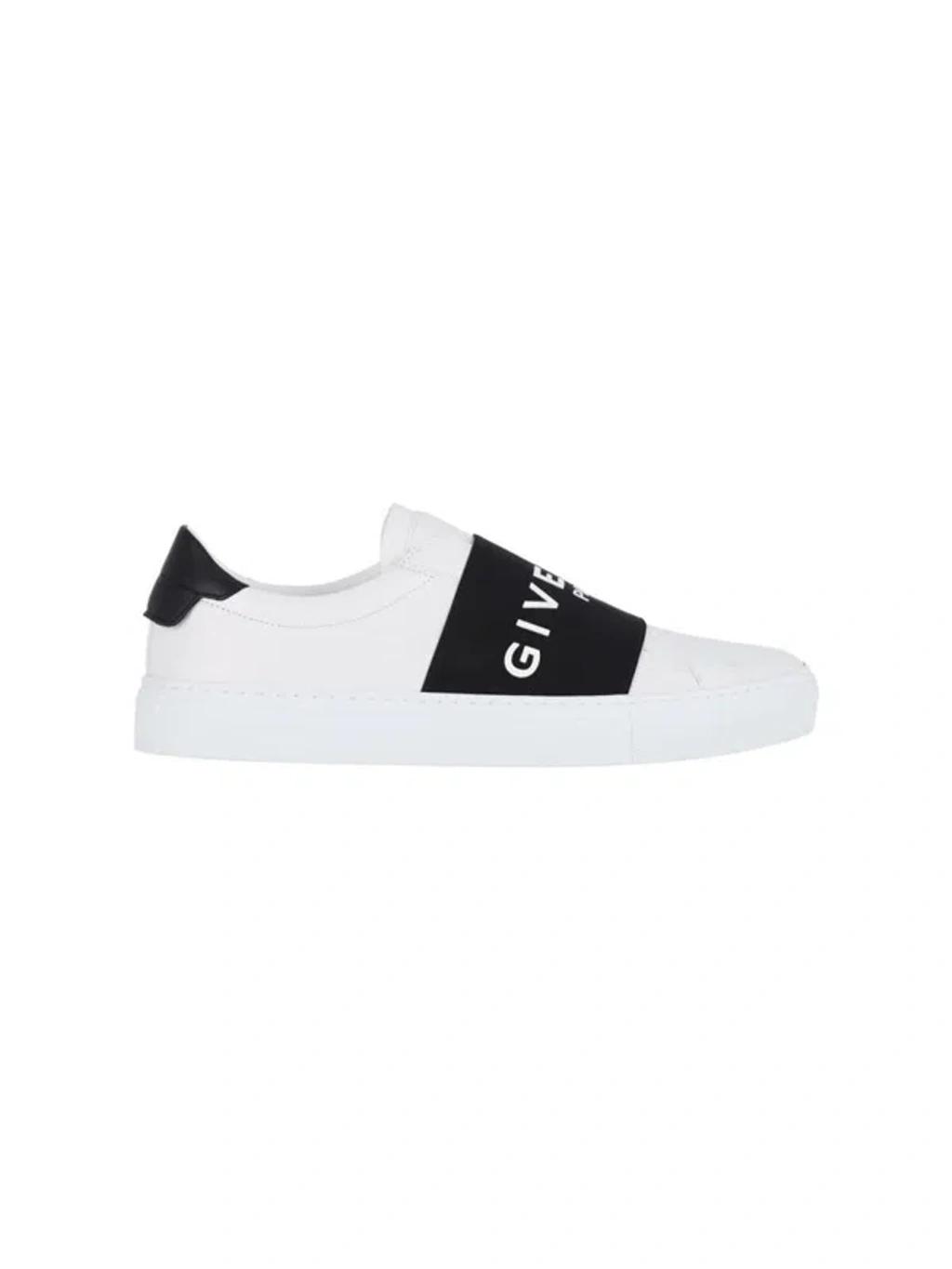 GIVENCHY Urban Street Sneakers In Leather With Elastic Band In Multi Product Image