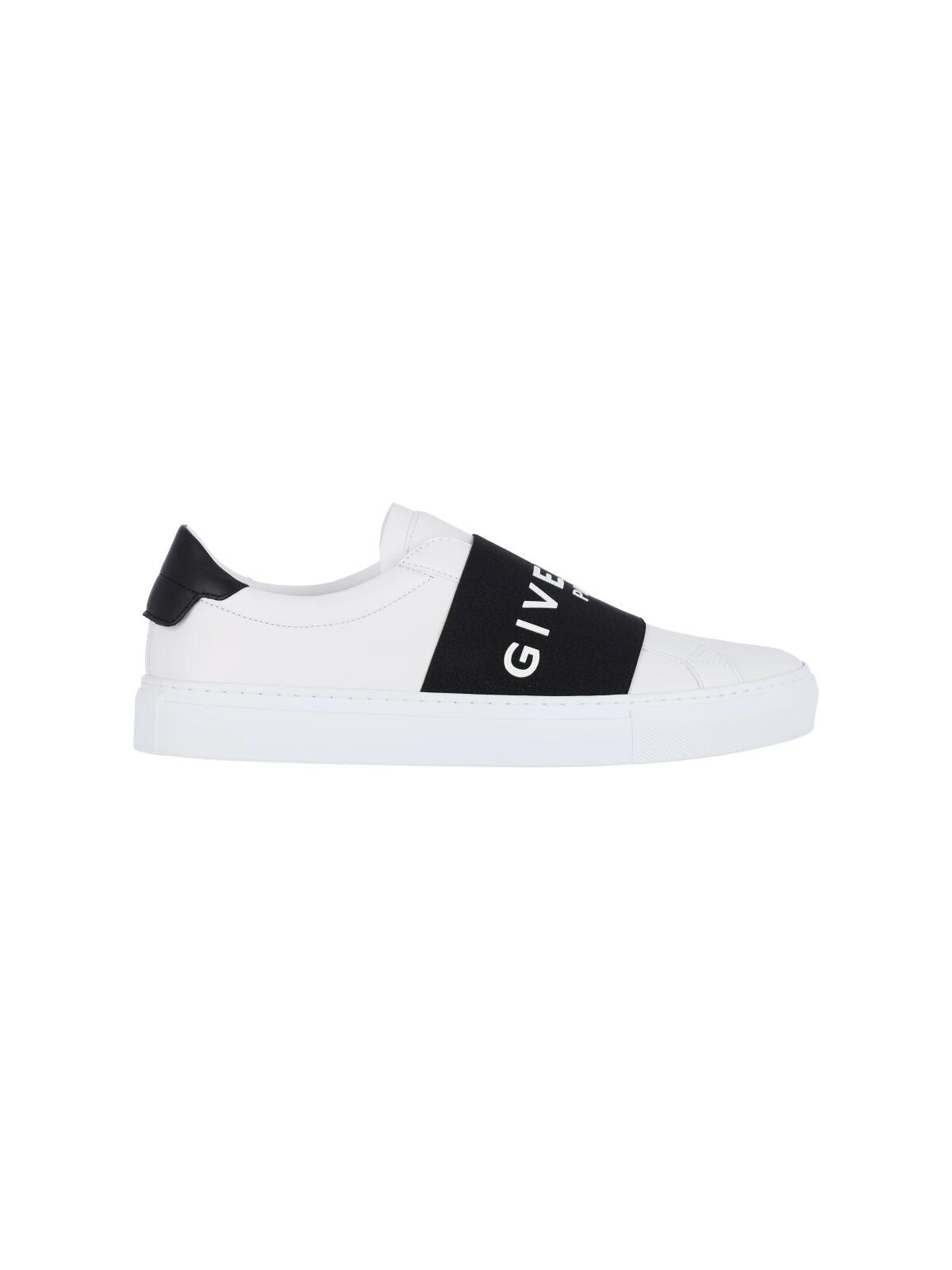 GIVENCHY Urban Street Sneakers In Leather With Elastic Band In Multi Product Image