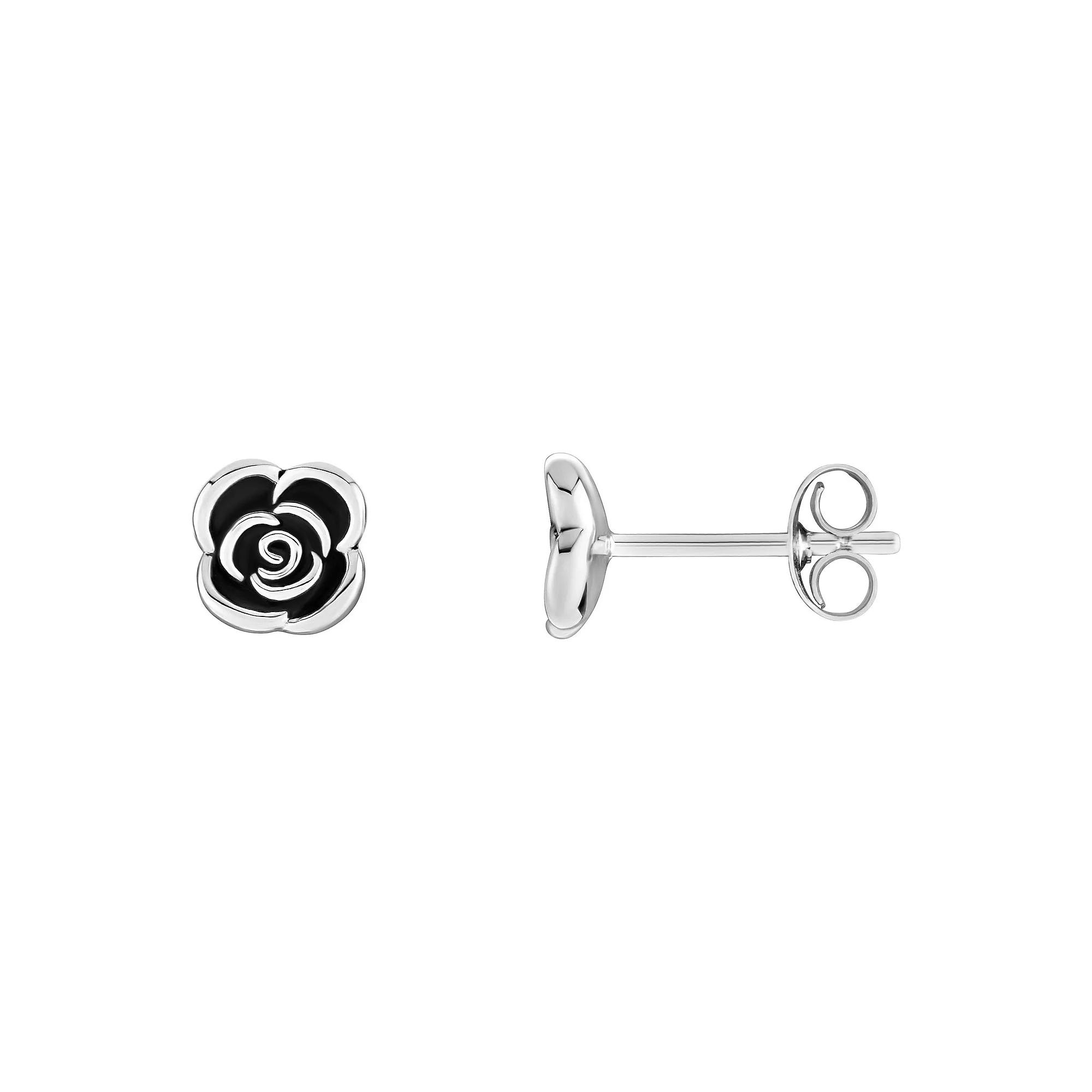 PRIMROSE Sterling Silver Rose Stud Earrings, Women's Product Image