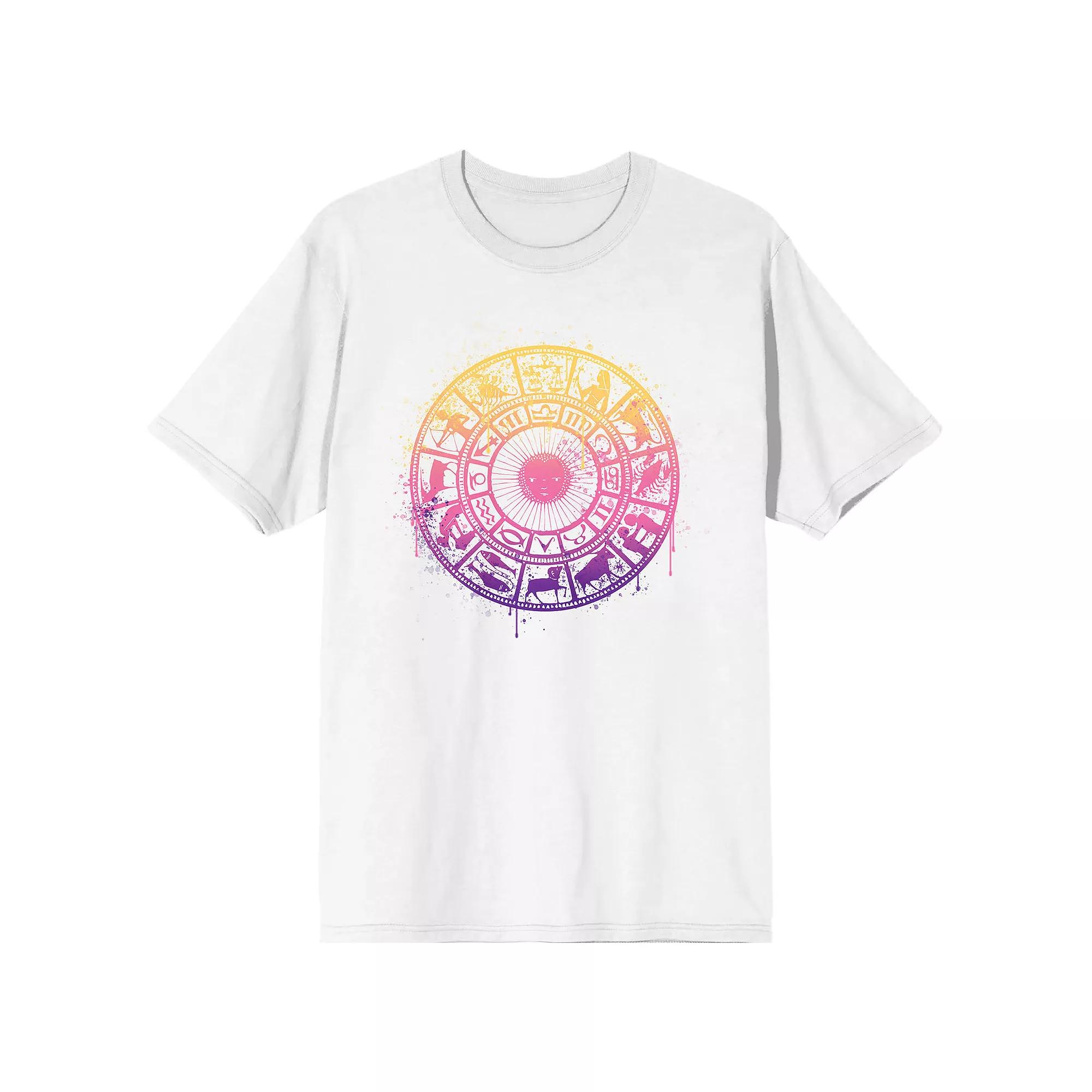 Men's Celestial Tropics Gradient Tee, Size: Medium, White Product Image
