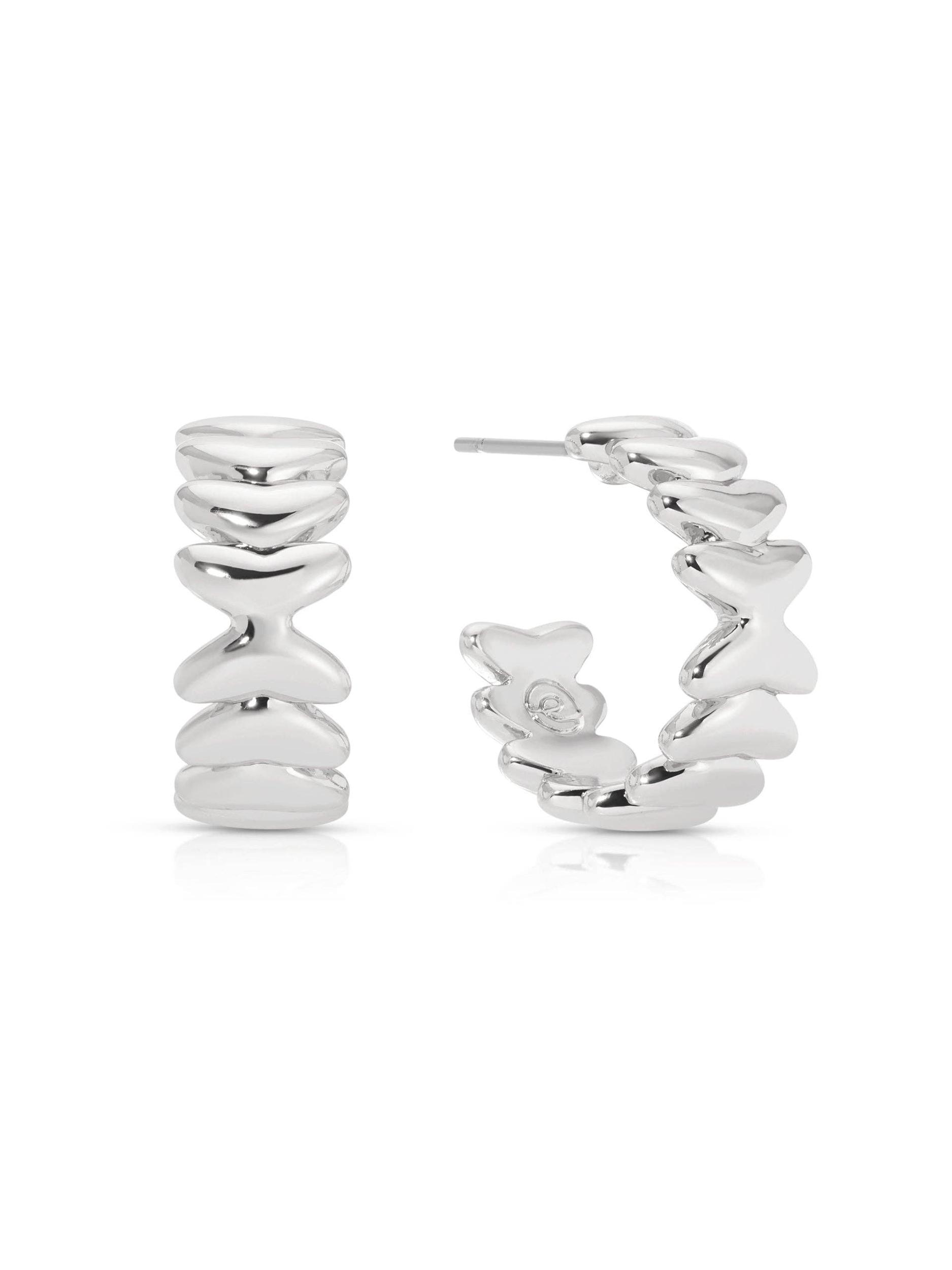 Small Metal Moderna Hoops Product Image