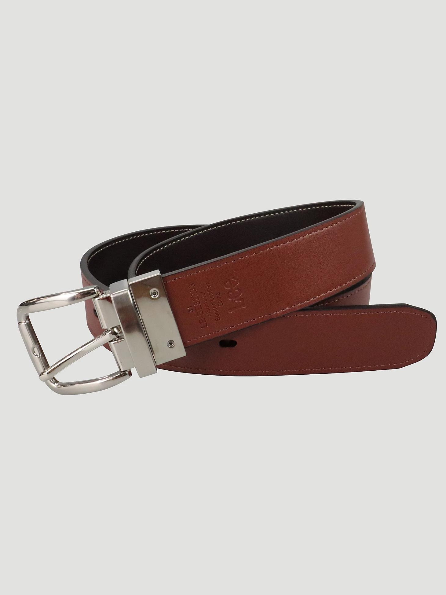 Men's Reversible Stitched Leather Belt | Men's Accessories | Lee® Product Image