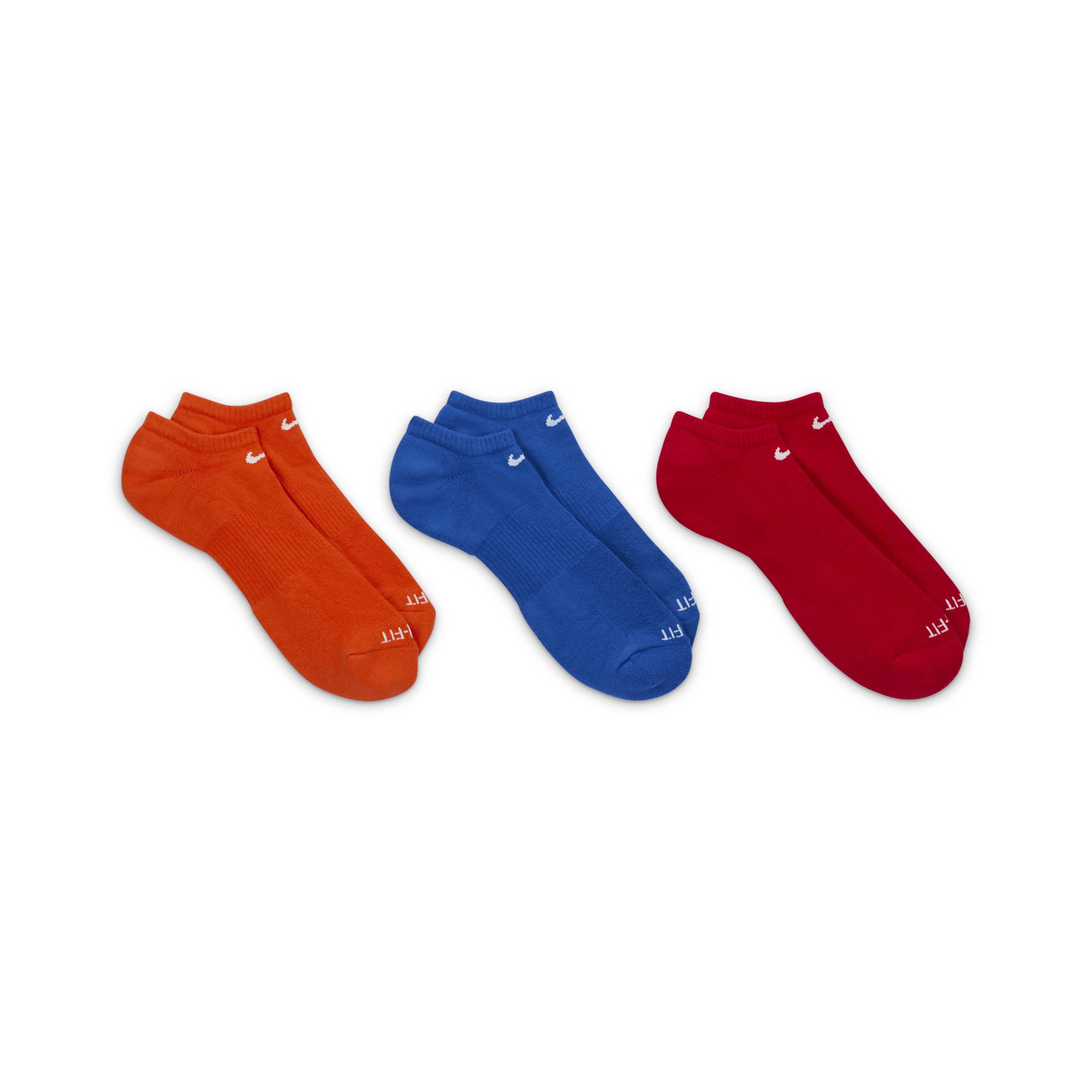 Nike Unisex Everyday Plus Cushion Training No-Show Socks (3 Pairs) | SX6889-996 Product Image