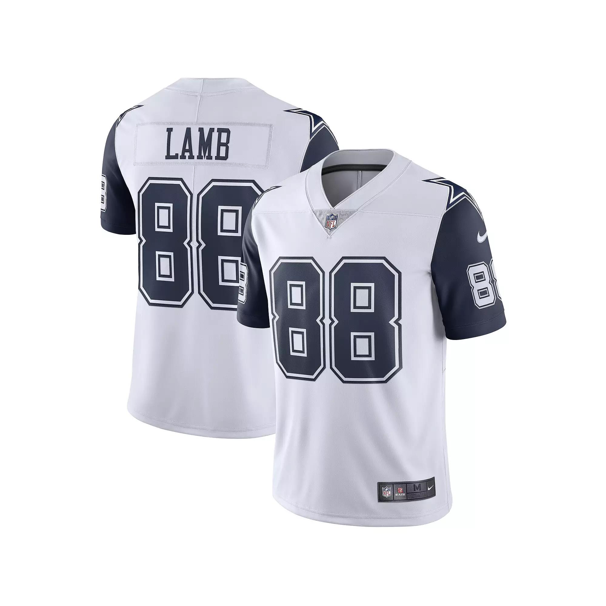 Men's Nike CeeDee Lamb White Dallas Cowboys 2nd Alternate Vapor Limited Jersey, Size: 2XL Product Image