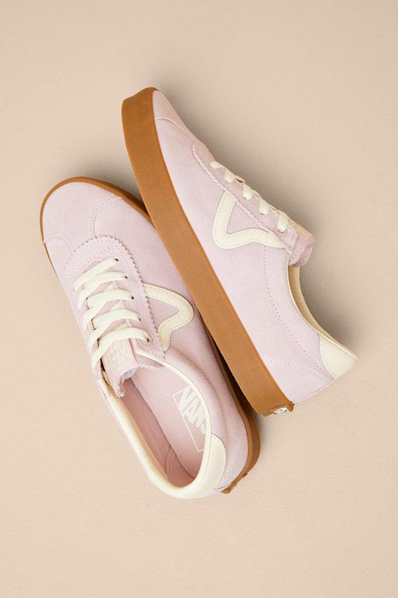 Sport Low Sepia Rose Suede Lace-Up Sneakers Product Image