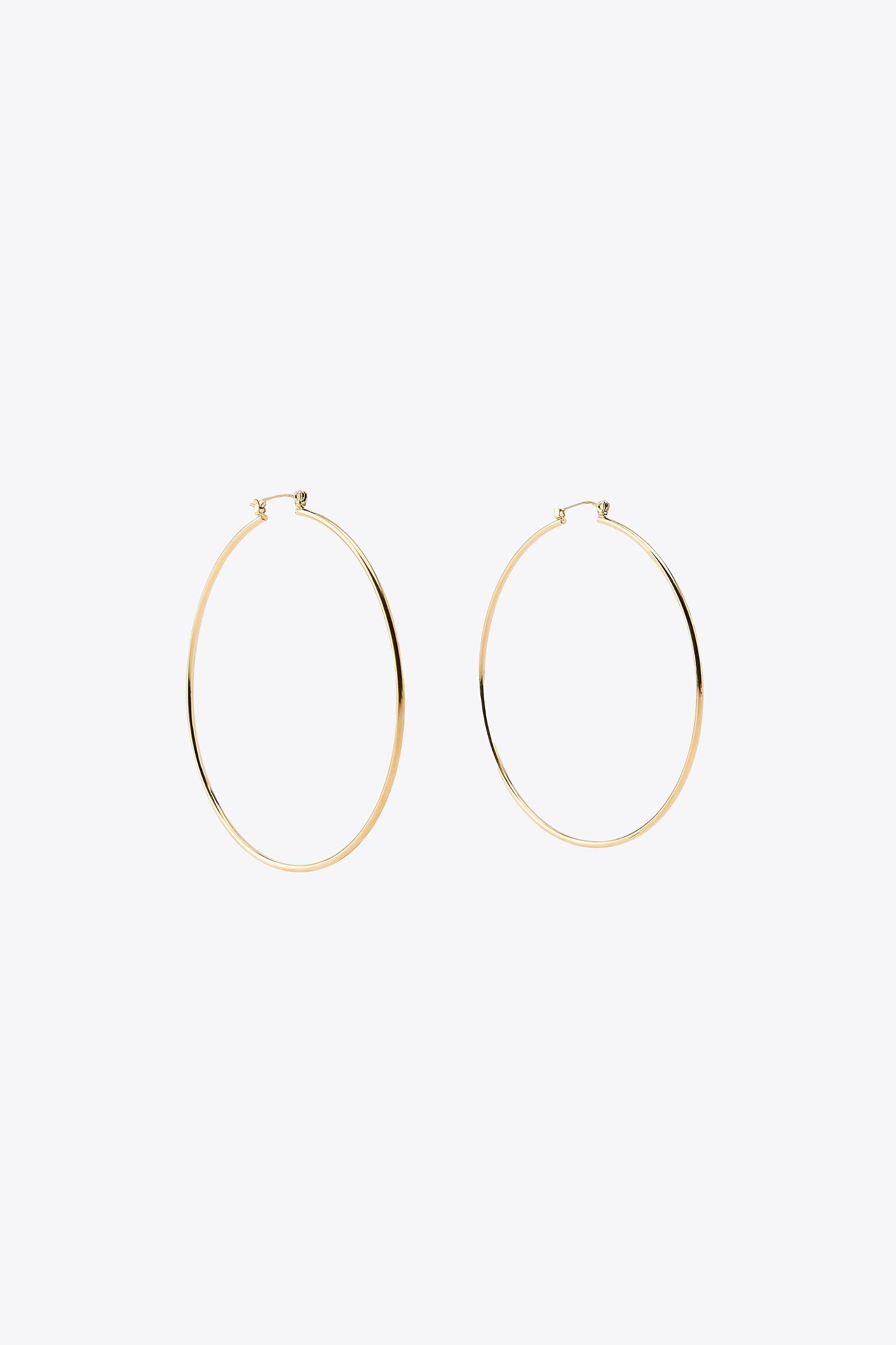 WATERPROOF LARGE HOOP EARRINGS Product Image