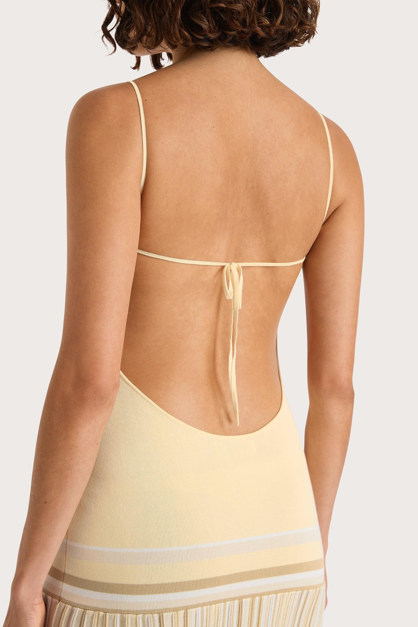 Citara Maxi Dress Butter Stripe - Final Sale Product Image