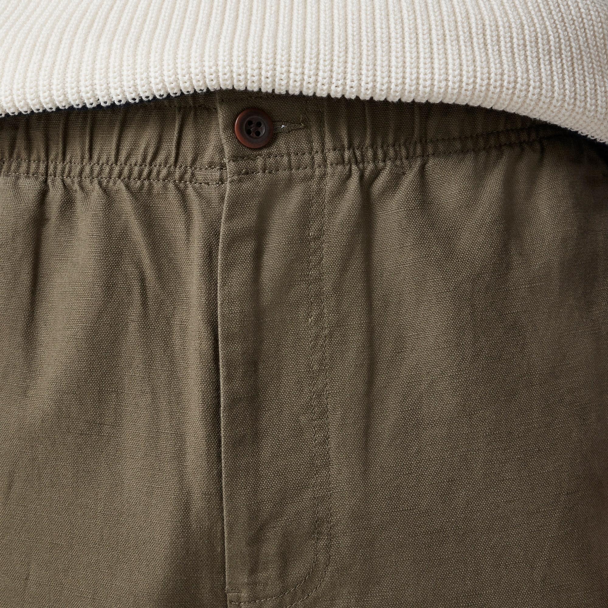 Pier pant in cotton-linen blend canvas Product Image