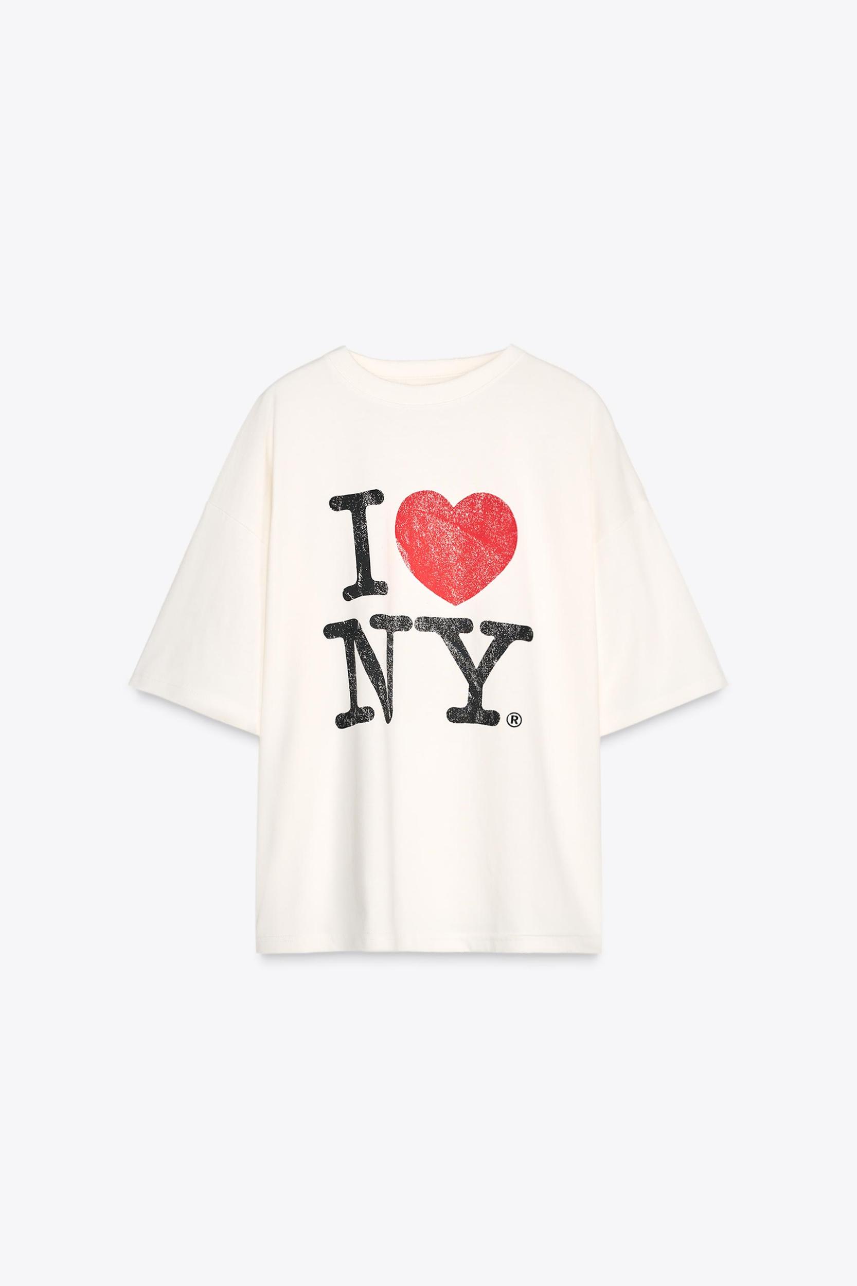 NY® WASHED EFFECT T-SHIRT Product Image