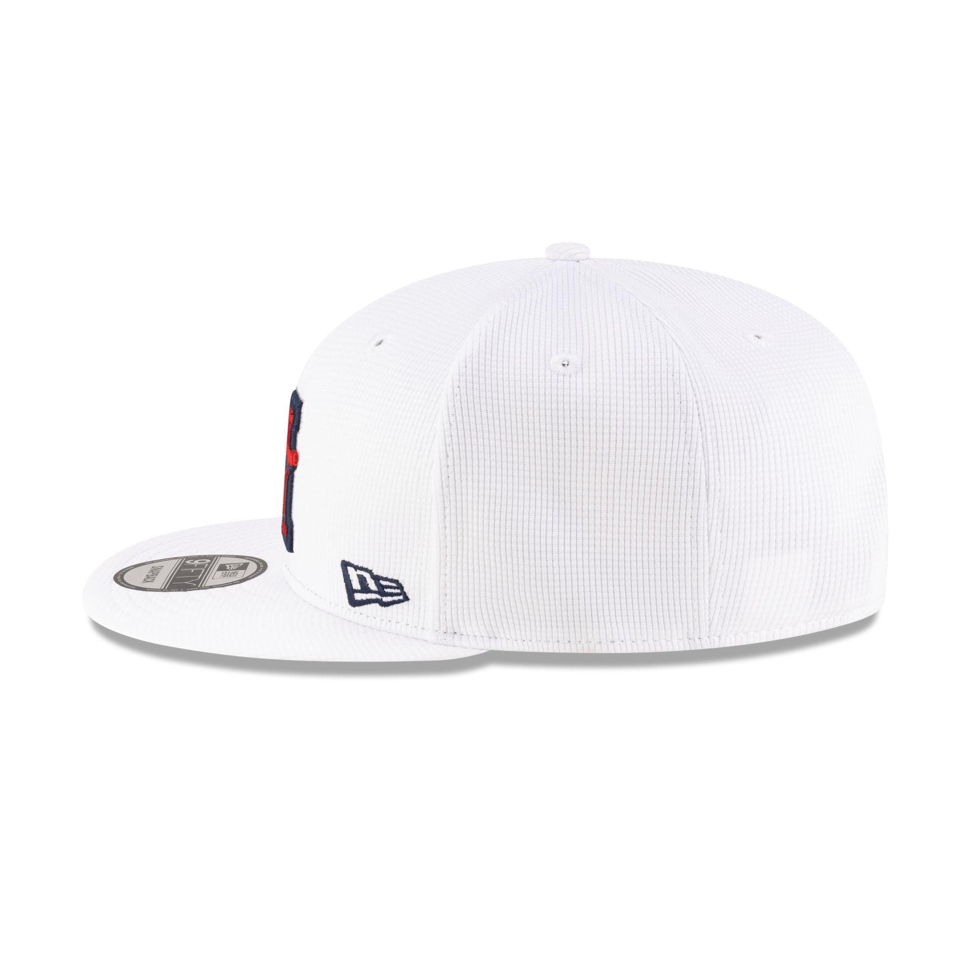 Houston Roughnecks White 9FIFTY Snapback Hat Male Product Image