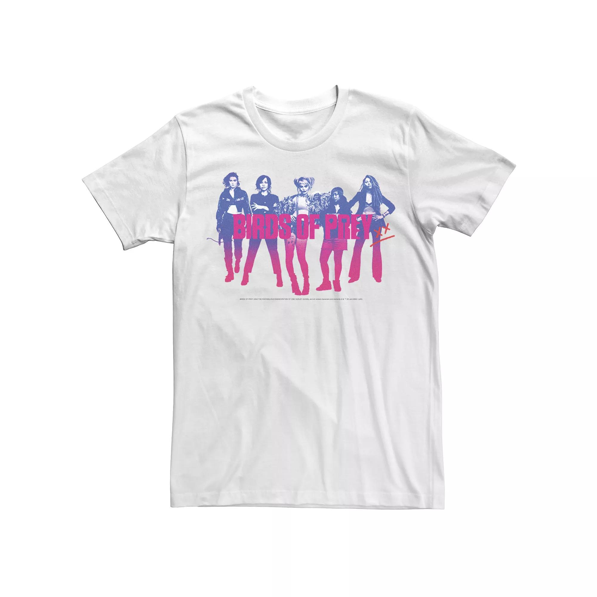 Men's Harley Quinn: Birds of Prey Gradient Girls Group Tee,  Product Image