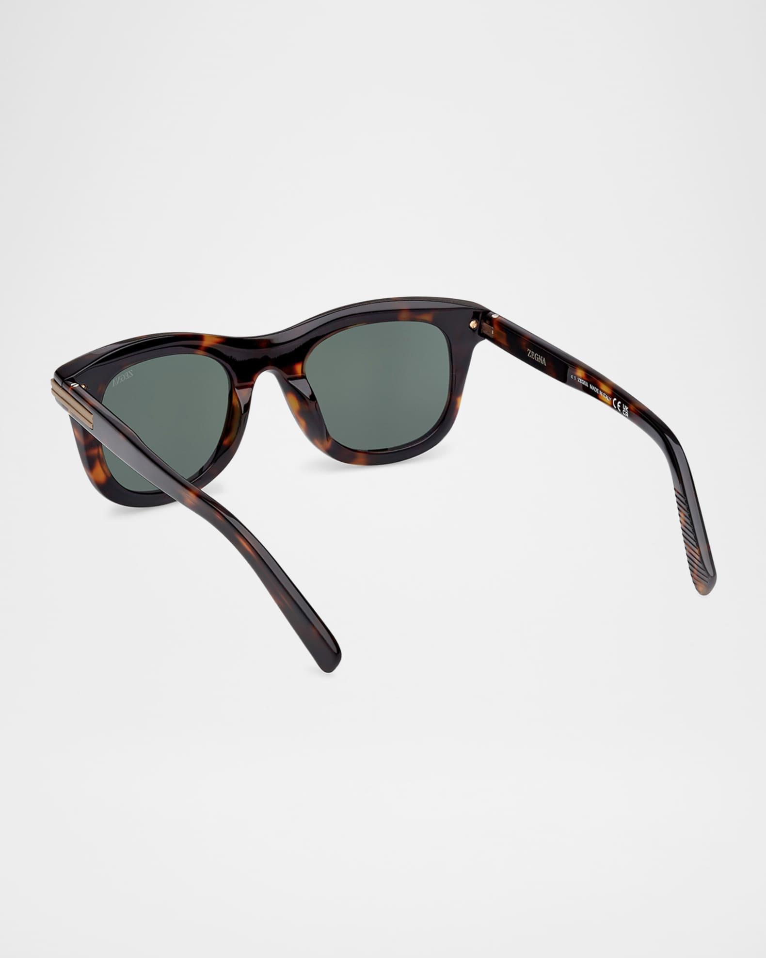 Men's Acetate Square Sunglasses Product Image