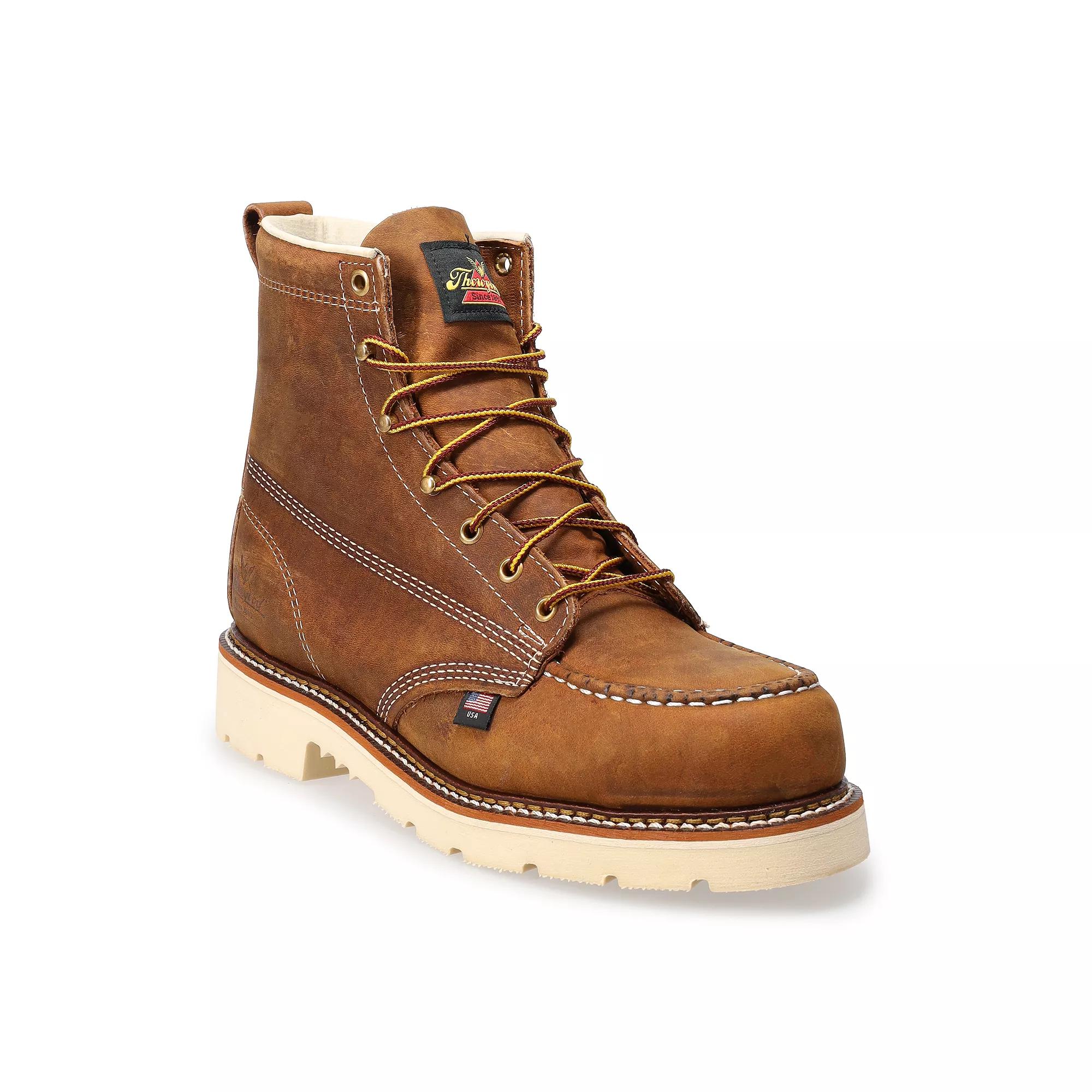 Thorogood Men's Steel Toe Work Boots, Size: 11, Brown Product Image